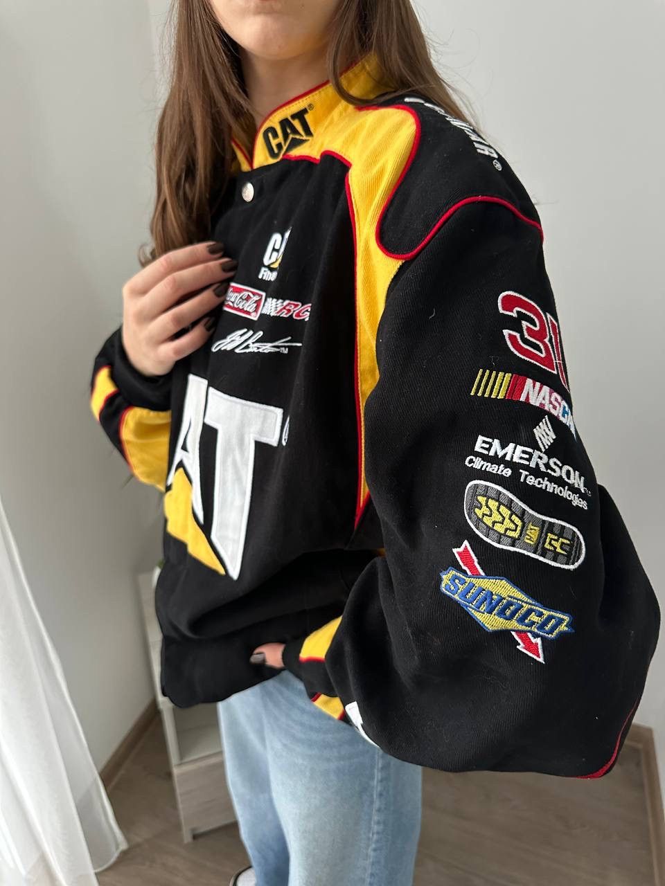NASCAR × Vintage Vintage NASCAR Racing GAT Formula One Bomber Jacket Size US M / EU 48-50 / 2 - 7 Thumbnail