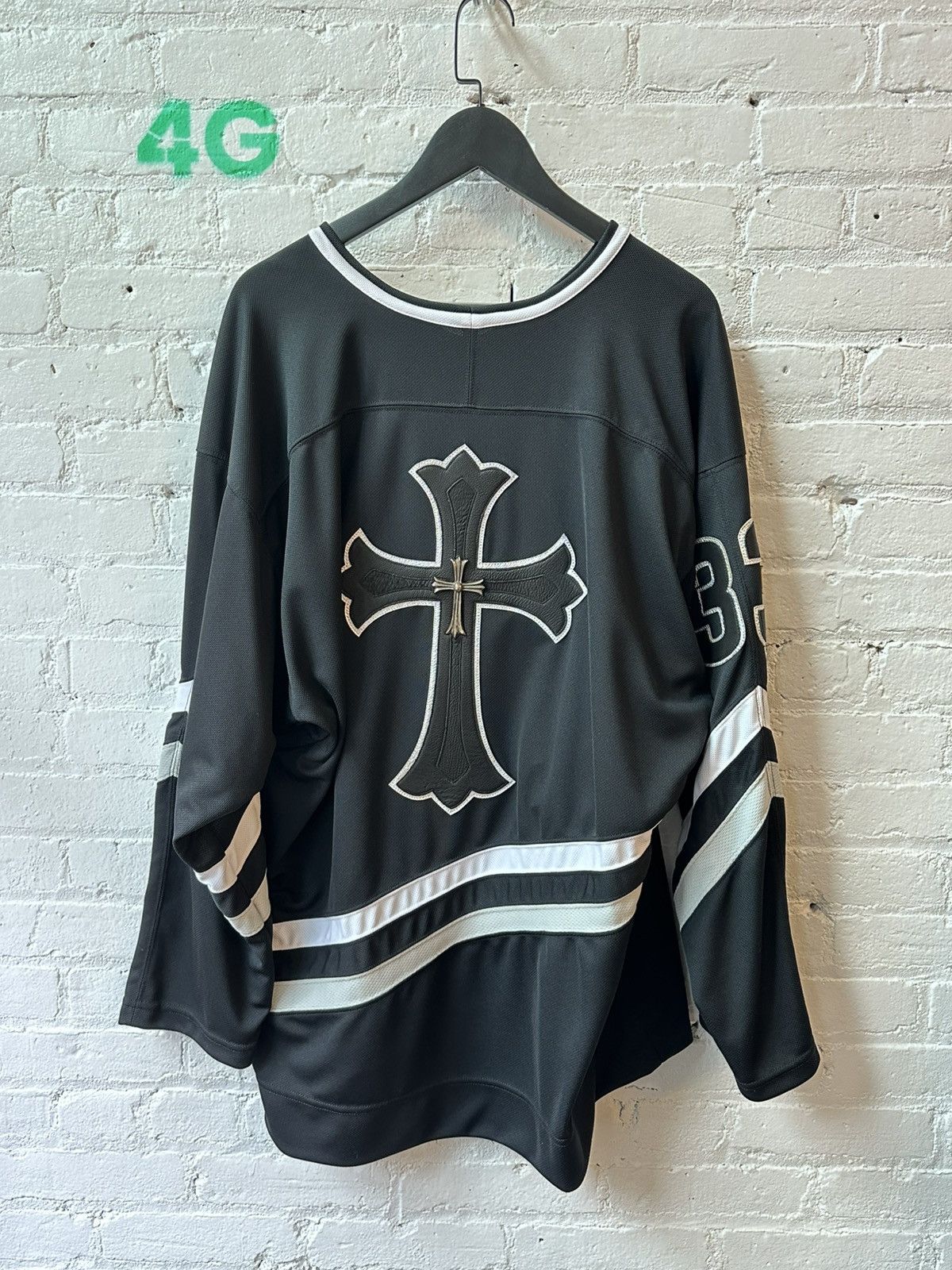 Chrome Hearts CHROME HEARTS CROSS JERSEY SZ L Size US L / EU 52-54 / 3 - 2 Thumbnail
