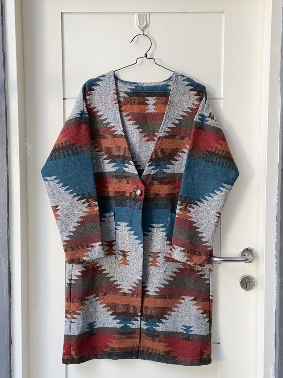 Japanese Brand Navajo Long Jacket Wool Size US M / EU 48-50 / 2 - 6 Thumbnail