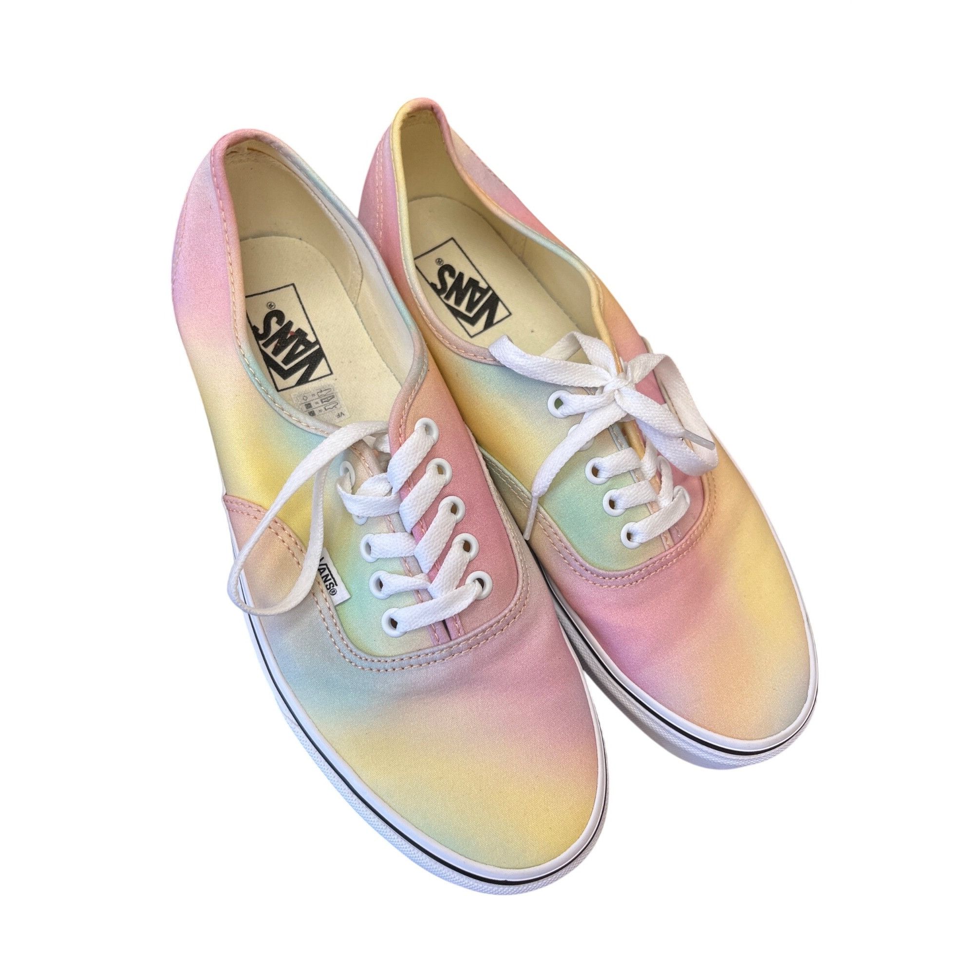 Vans Vans mens womans yellow pink low top sneakers sz 10.5m/12w S Size US 10.5 / EU 43-44 - 18 Thumbnail