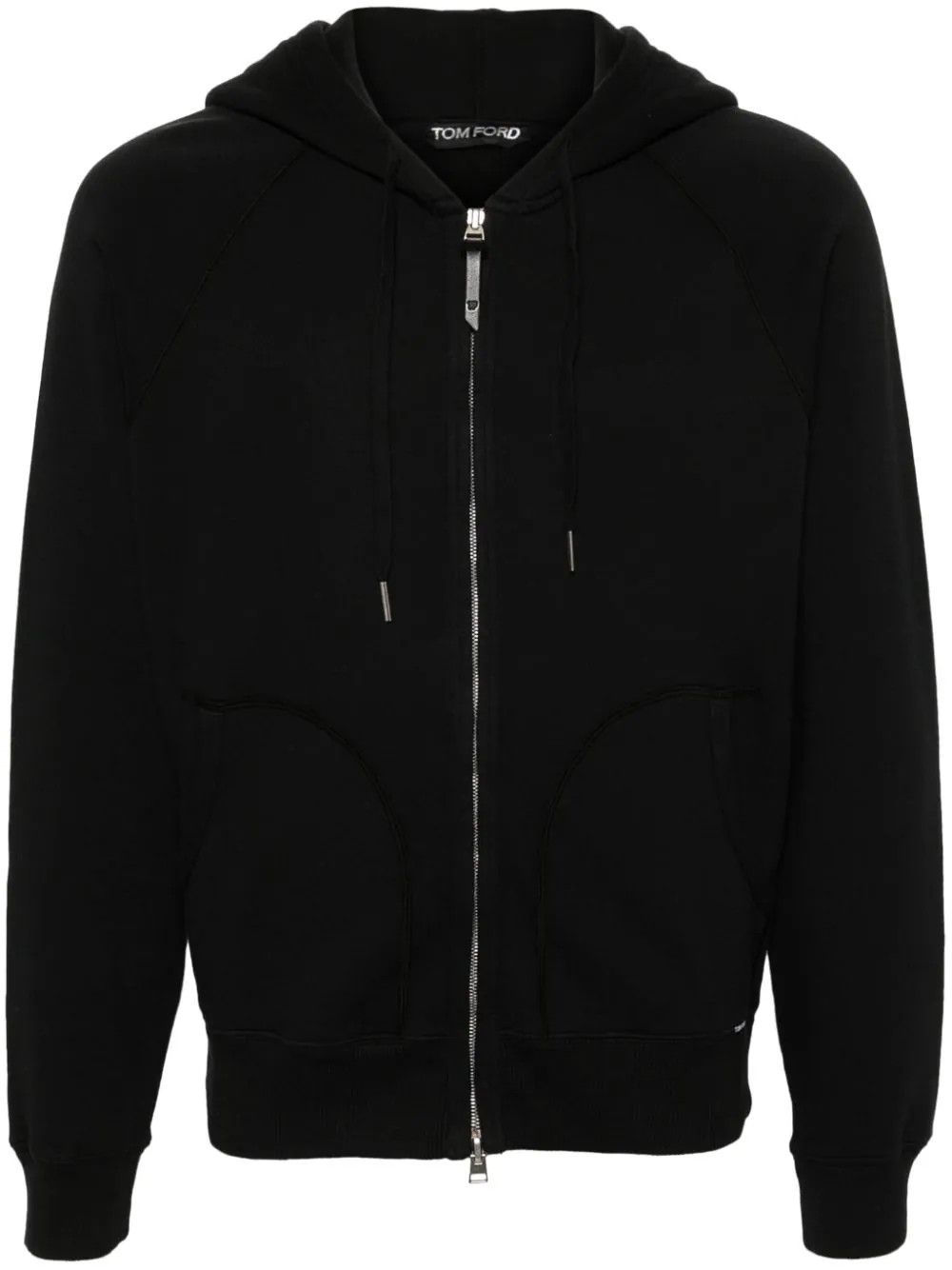 Tom Ford o1loc1c0724 TFJ255 Zip Hoodie in Black Size US S / EU 44-46 / 1 - 1 Thumbnail