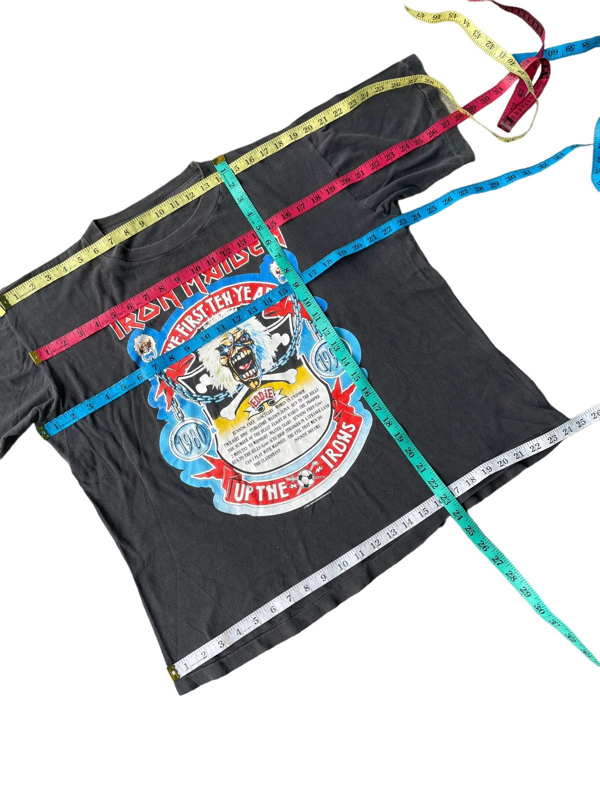 Band Tees VTG 90’s Iron Maiden The 1st Ten Year Anniversary Size US XL / EU 56 / 4 - 15 Thumbnail
