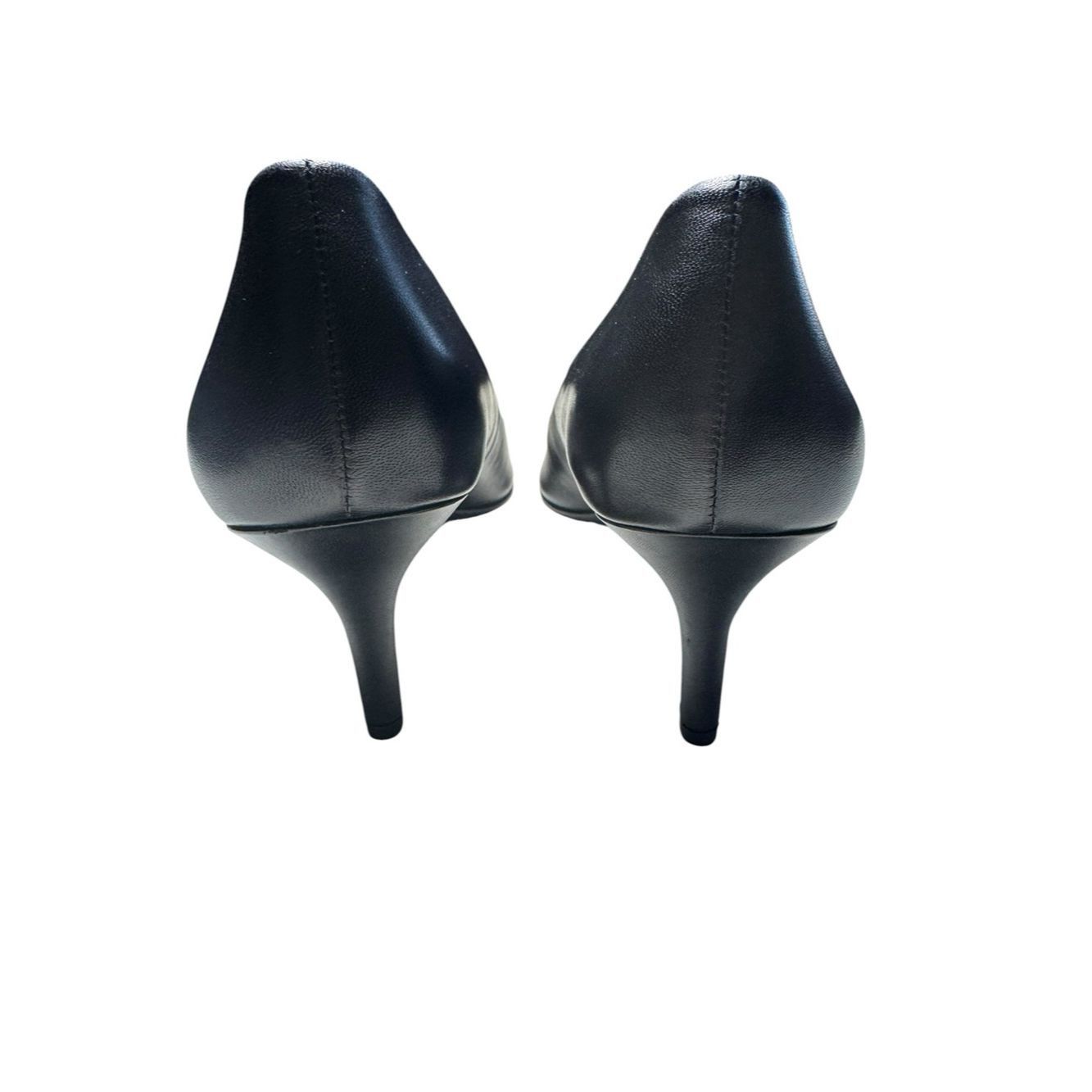 Naturalizer New Naturalizer Everly Black Leather Pump Shoes Size 9.5 N Size US 9.5 / IT 39.5 - 5 Thumbnail