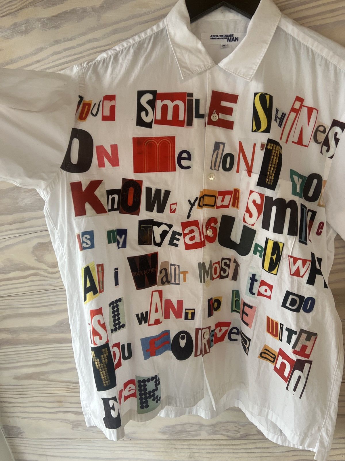 Comme des Garcons × Junya Watanabe Comme des Garçons Junya Poem shirt 2001 Size US M / EU 48-50 / 2 - 3 Thumbnail