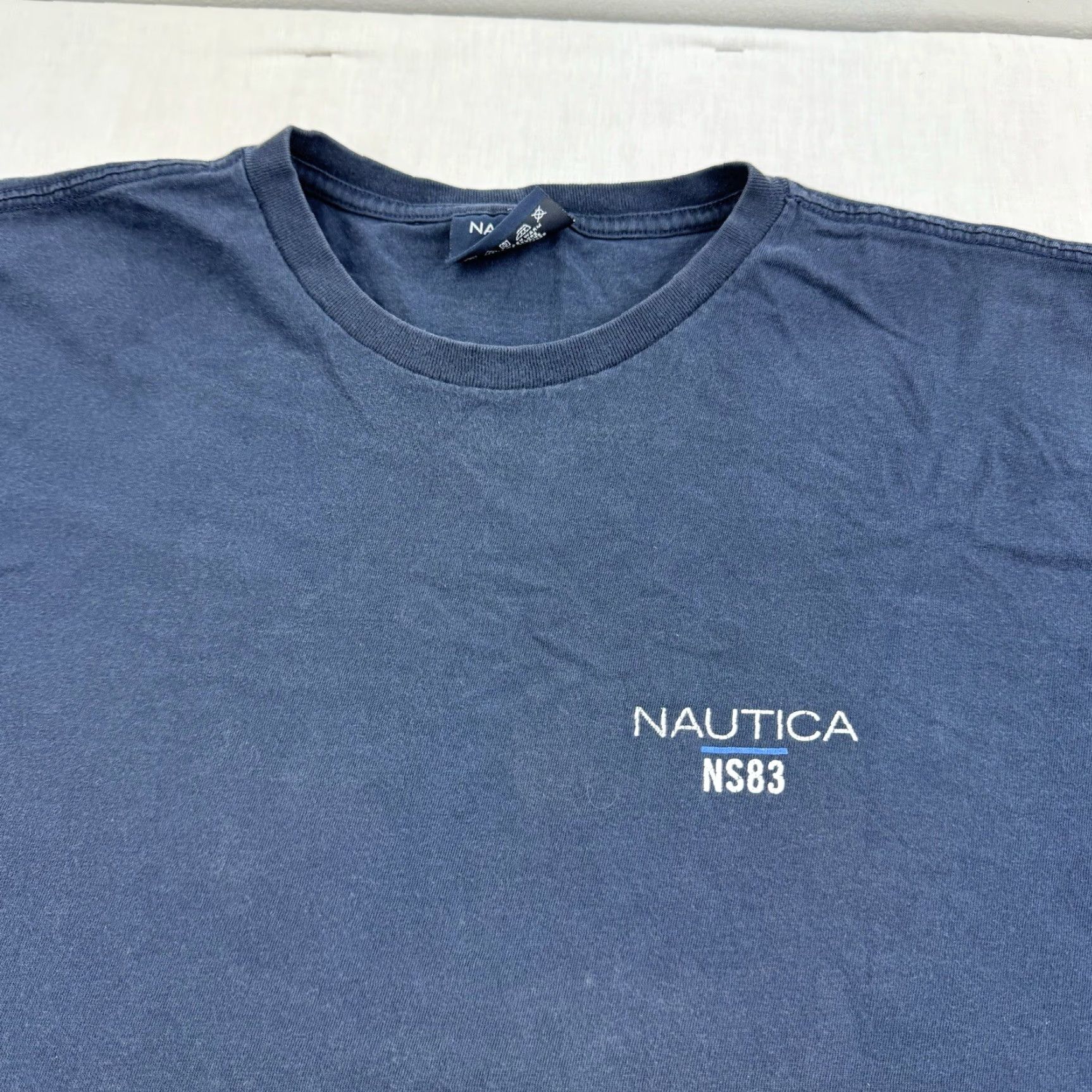 Nautica Nautica Shirt Adult XL Blue Sailing Ocean Beach Big Graphic Tee Y2K American Size US XL / EU 56 / 4 - 7 Thumbnail
