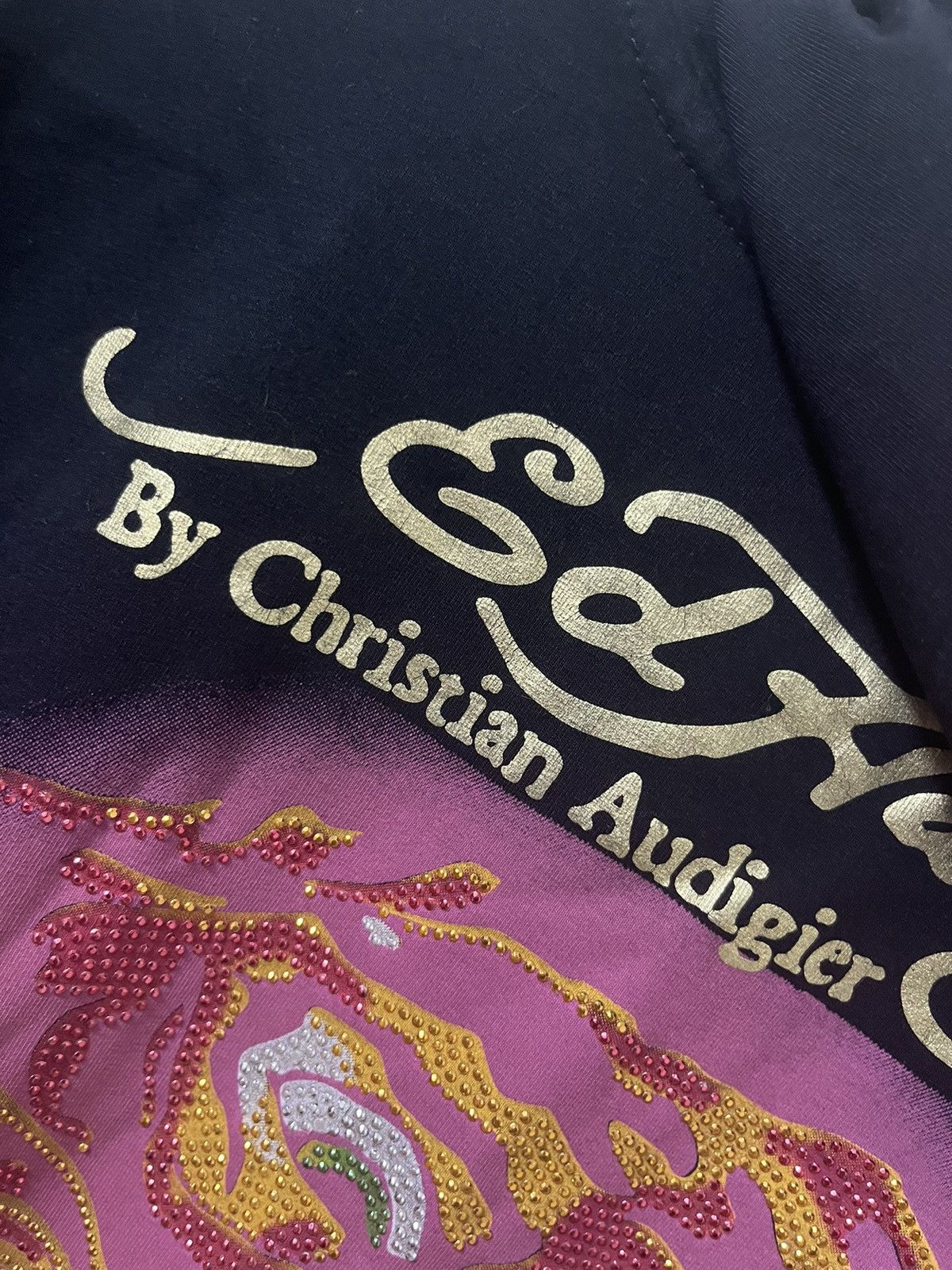 Ed Hardy Ed Hardy by Christian Audigier Vintage y2k Zip Up Hoodie Size XXL / US 16-18 / IT 52-54 - 4 Thumbnail