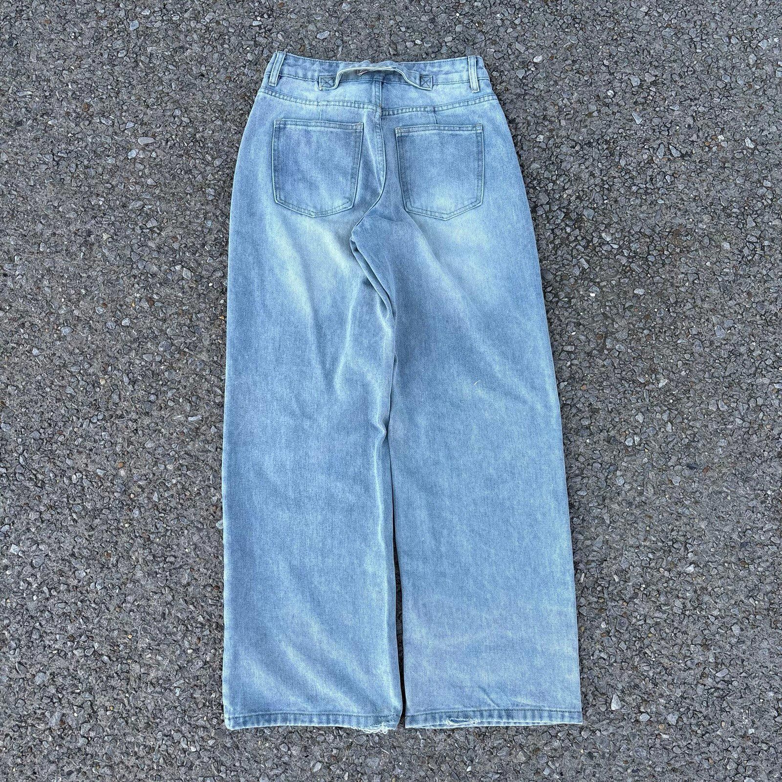 Fashion Nova Baggy wide legged jeans Size 26" / US 2 / IT 38 - 2 Thumbnail