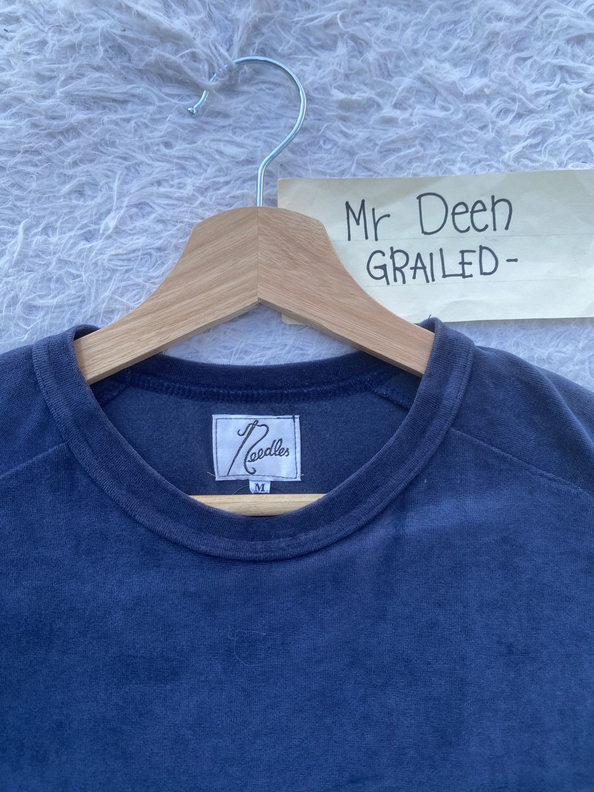 Needles Rare Vintage Needles Velvet Pocket Tshirt Size US M / EU 48-50 / 2 - 8 Thumbnail