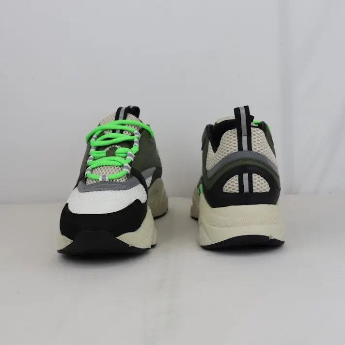 Dior o1rshd1 B22 Calf Mesh Sneakers in Green/Beige Size US 10 / EU 43 - 7 Thumbnail