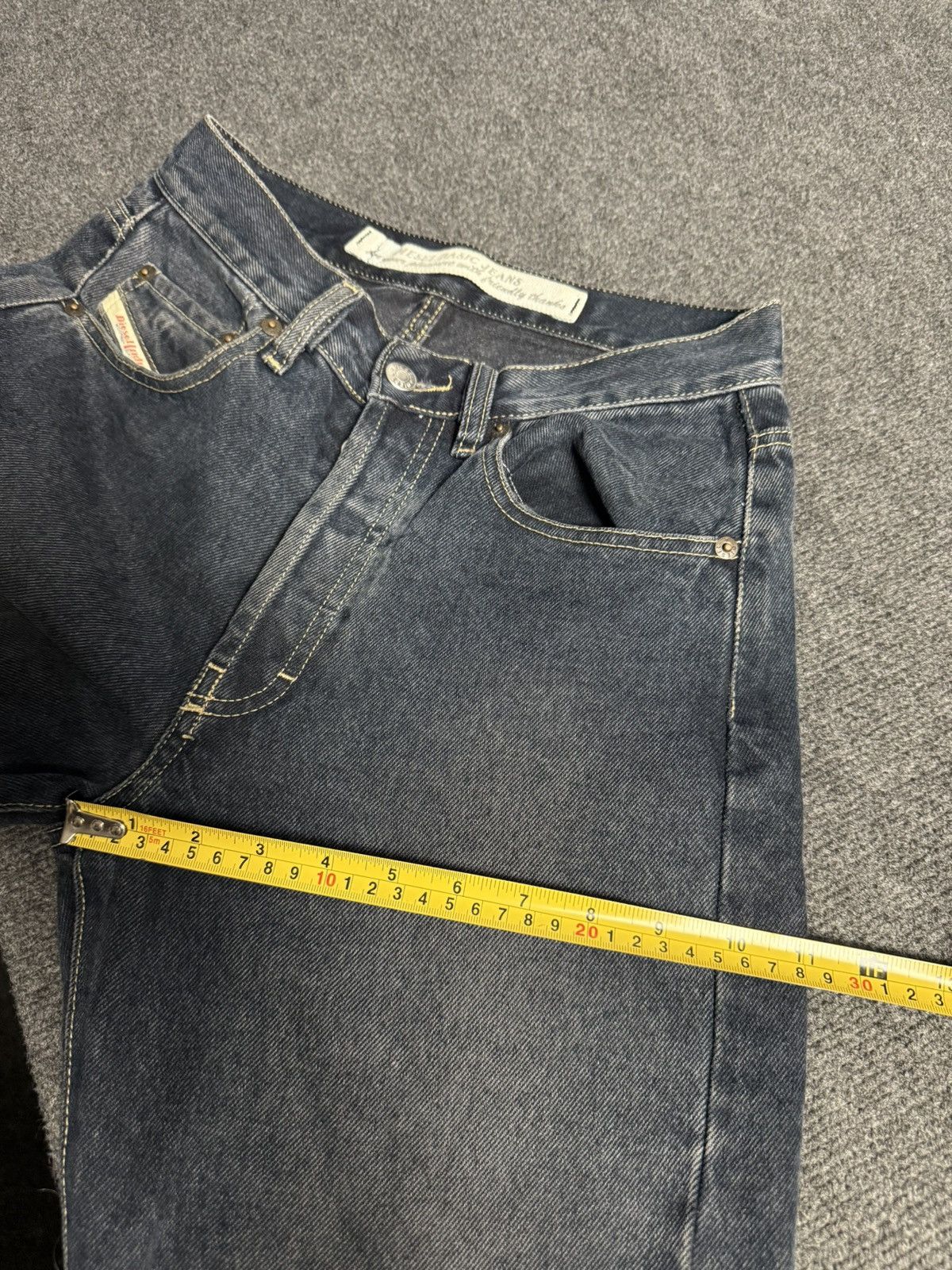 Diesel 00s Retro Diesel Industry Punk Opium Luxury Denim Jeans Y2K Size US 28 / EU 44 - 24 Thumbnail