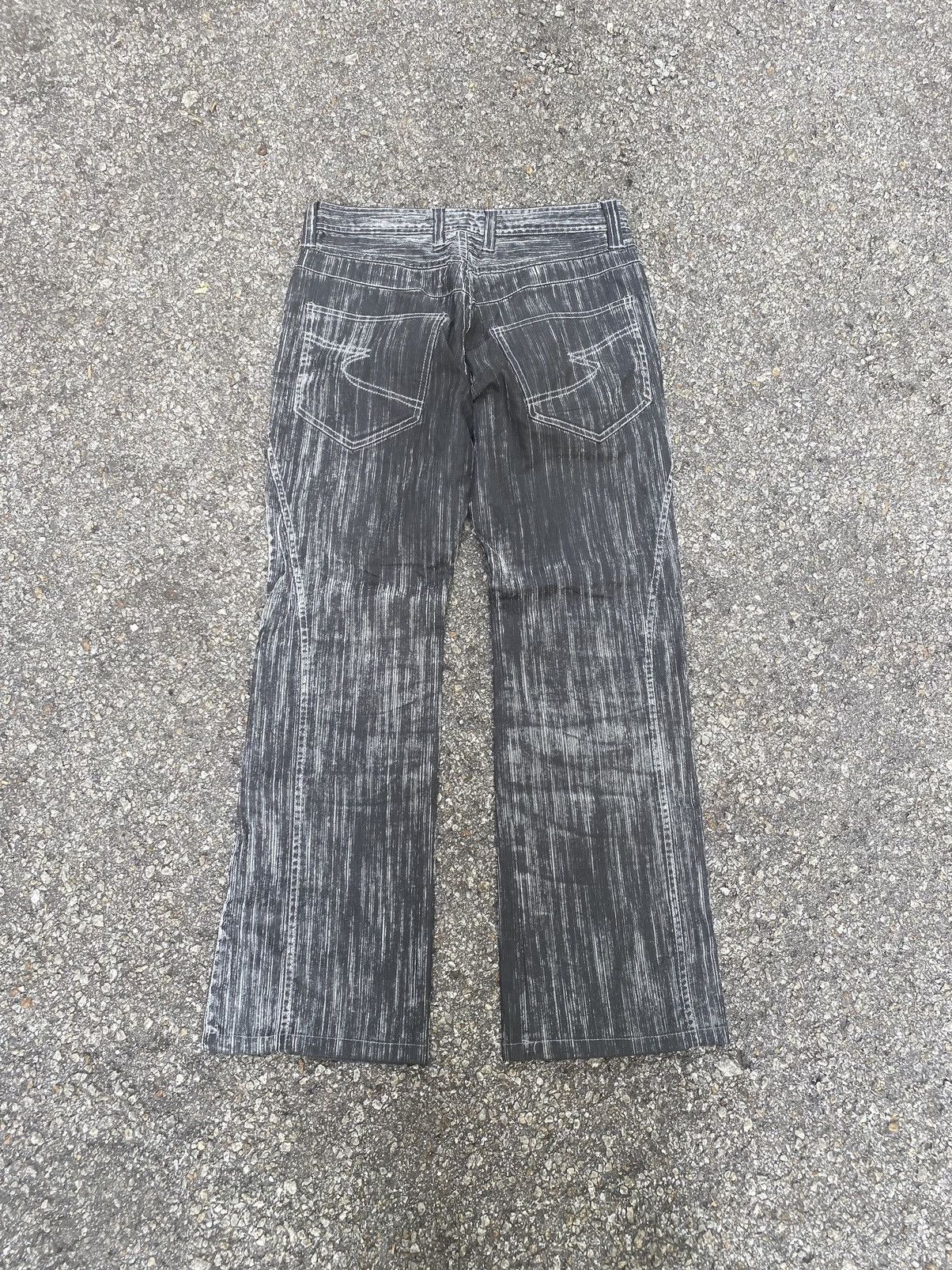 Hysteric Glamour Flare Jeans Semantic Design Low Rise Denim Pants Size US 28 / EU 44 - 9 Thumbnail