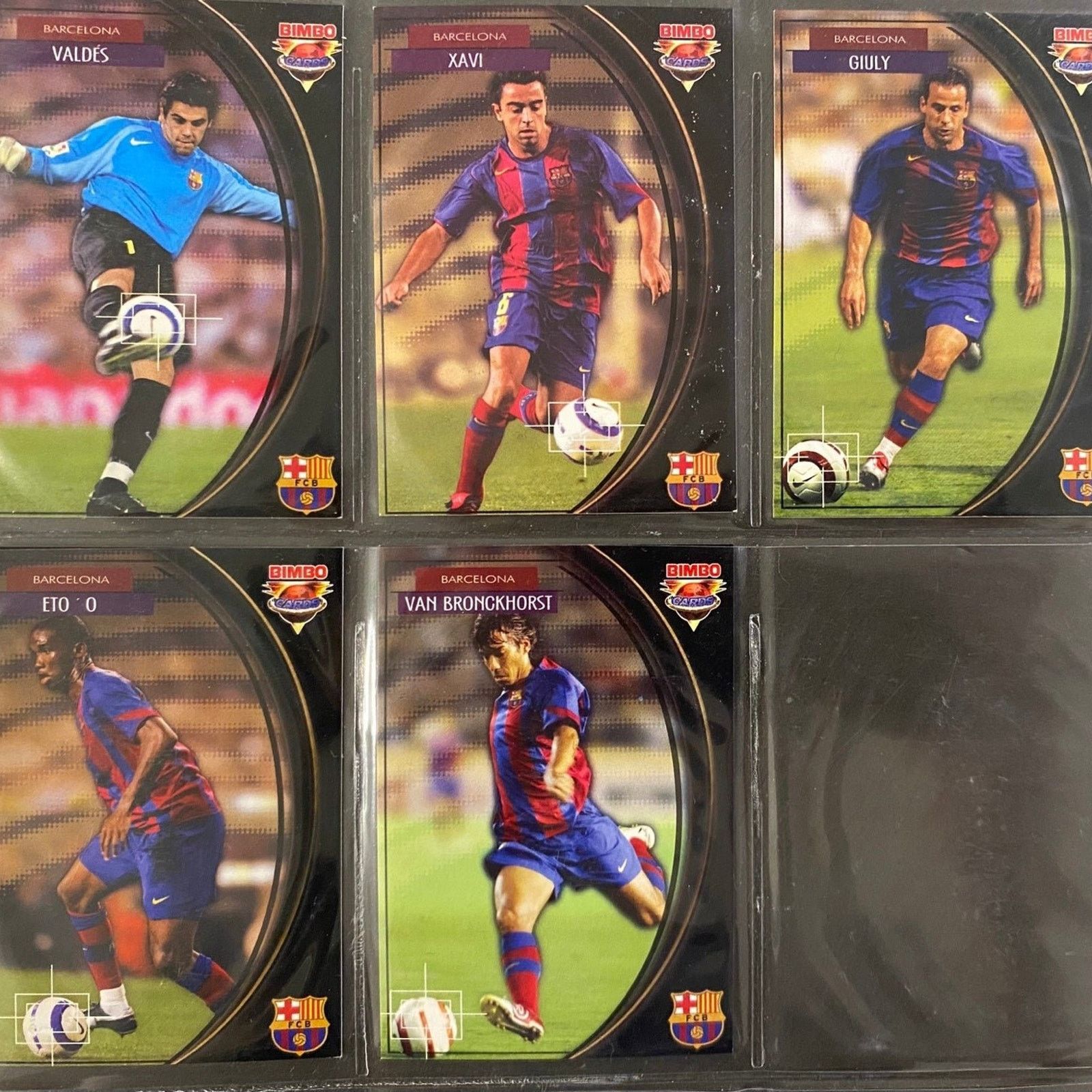 Other BIMBO 2005 FC Barcelona 5-Card UEFA STARS Eto'o, Xavi, Giuly Size ONE SIZE - 1 Thumbnail