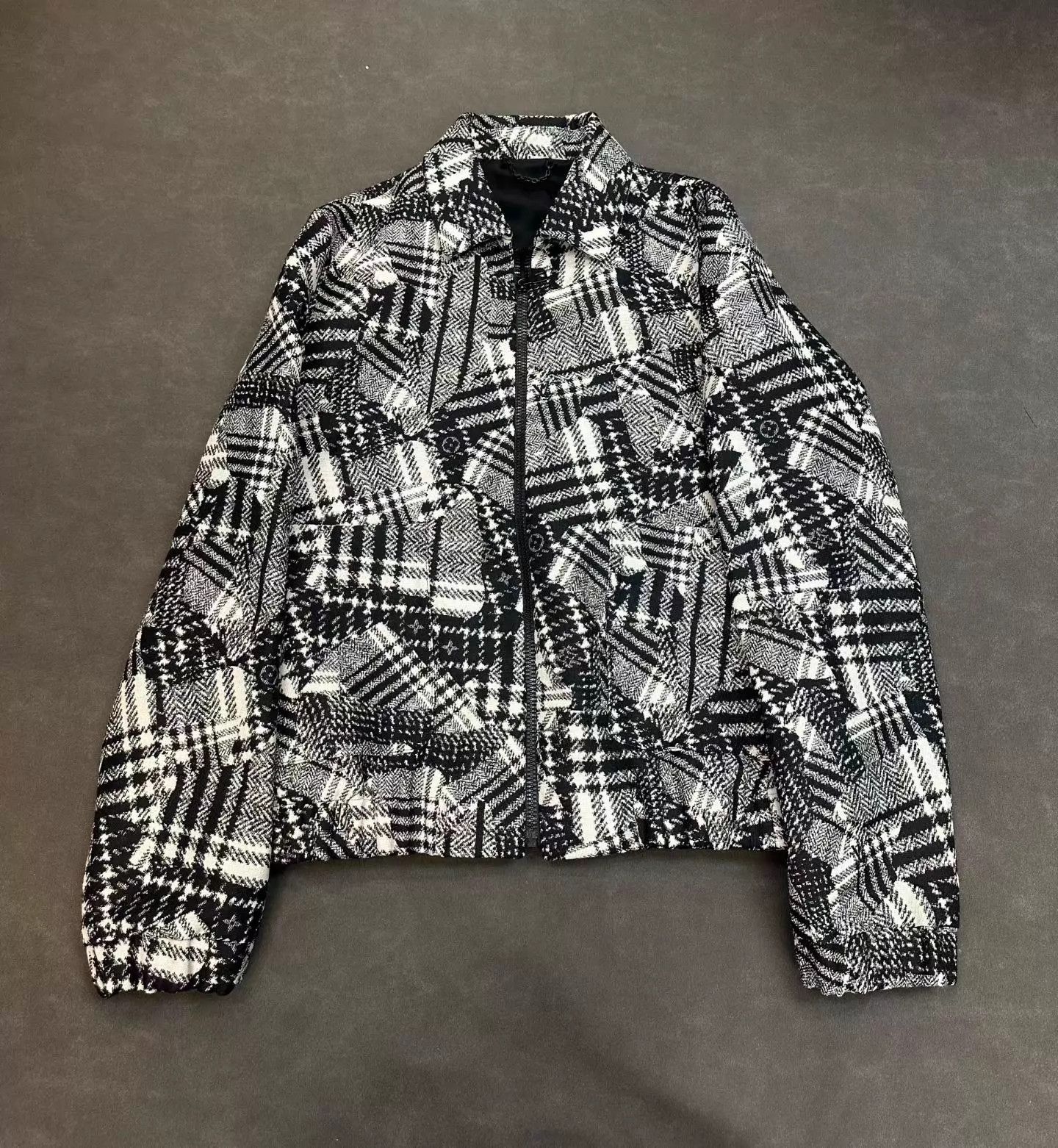 Louis Vuitton LV Irregular Patchwork Embroidered Logo Woven Jacket 48 Size US M / EU 48-50 / 2 - 1 Thumbnail