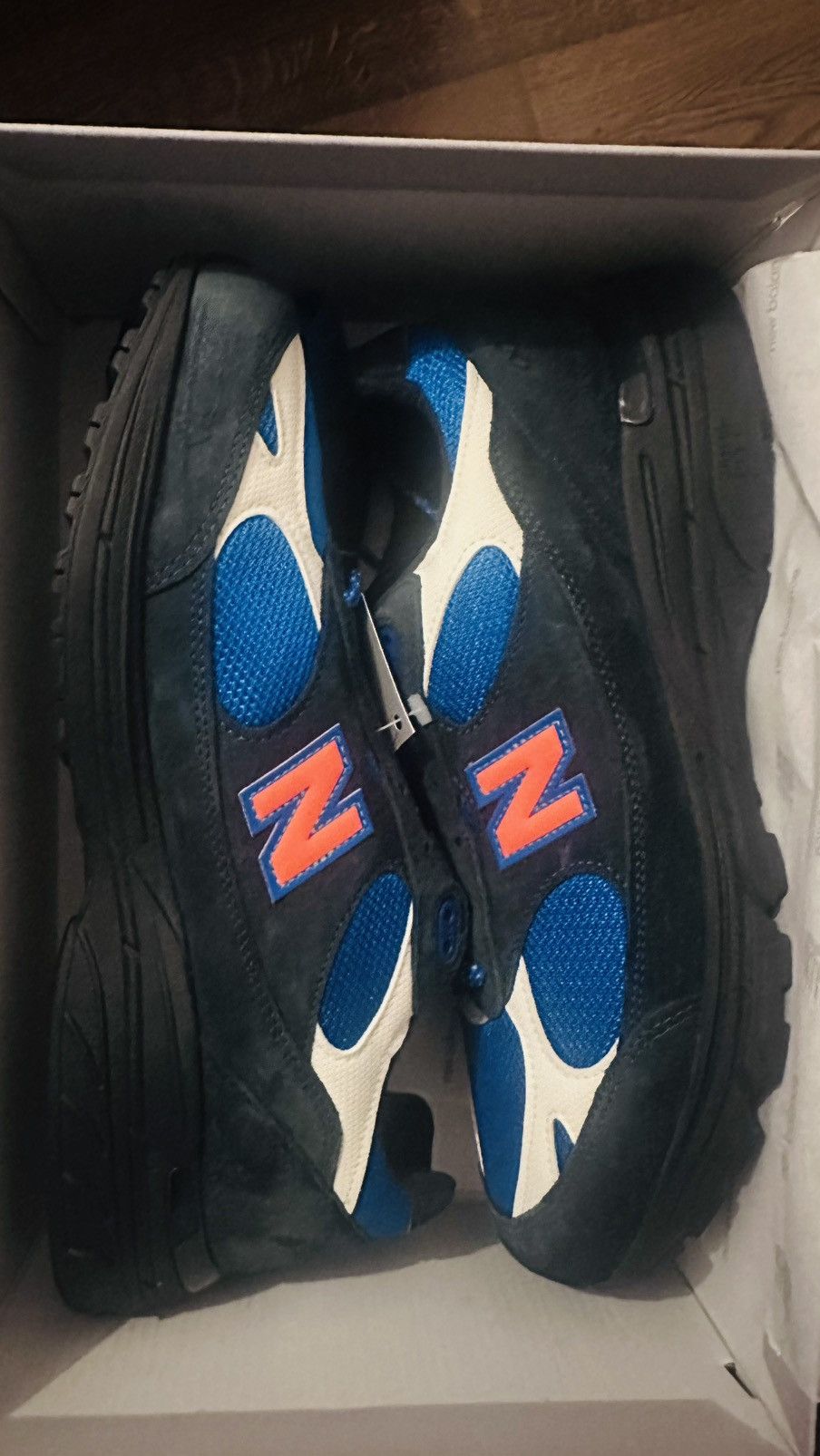 Kith × New Balance New Balance 993 MiUSA Kith Madison Square Garden Navy Size US 12 / EU 45 - 2 Thumbnail