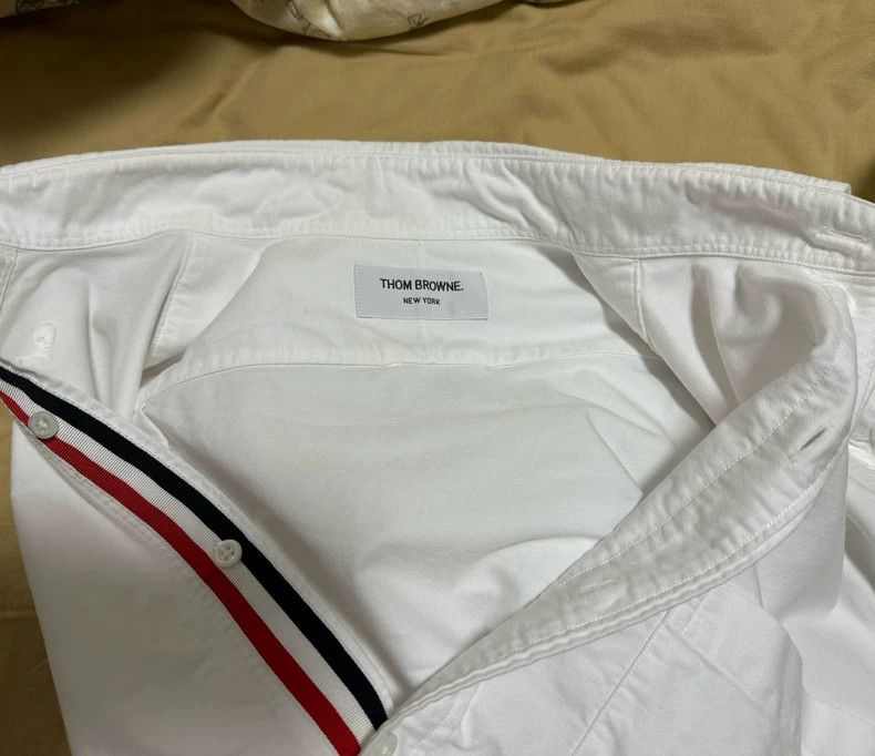 Thom Browne Thom Browne White Oxford shirt Size US S / EU 44-46 / 1 - 5 Thumbnail