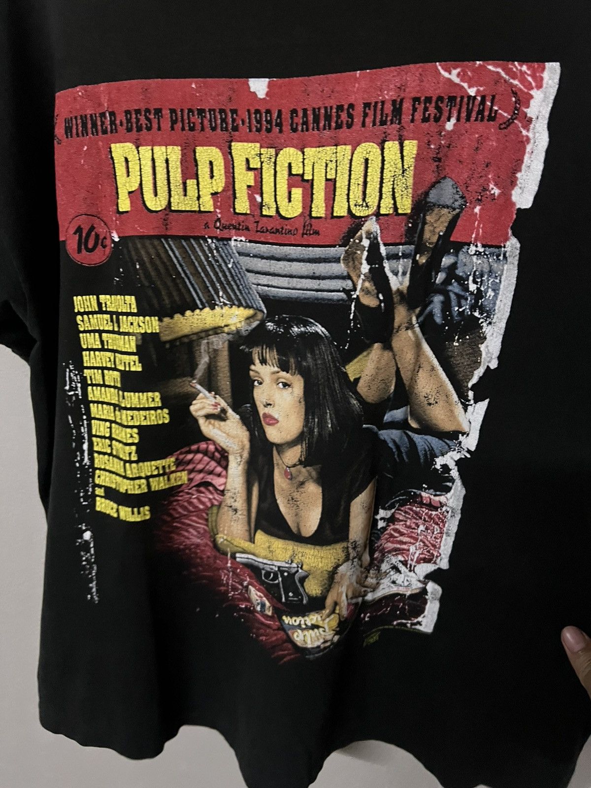 Vintage Vintage 1994 Pulp fiction promo shirt Size US XL / EU 56 / 4 - 5 Thumbnail