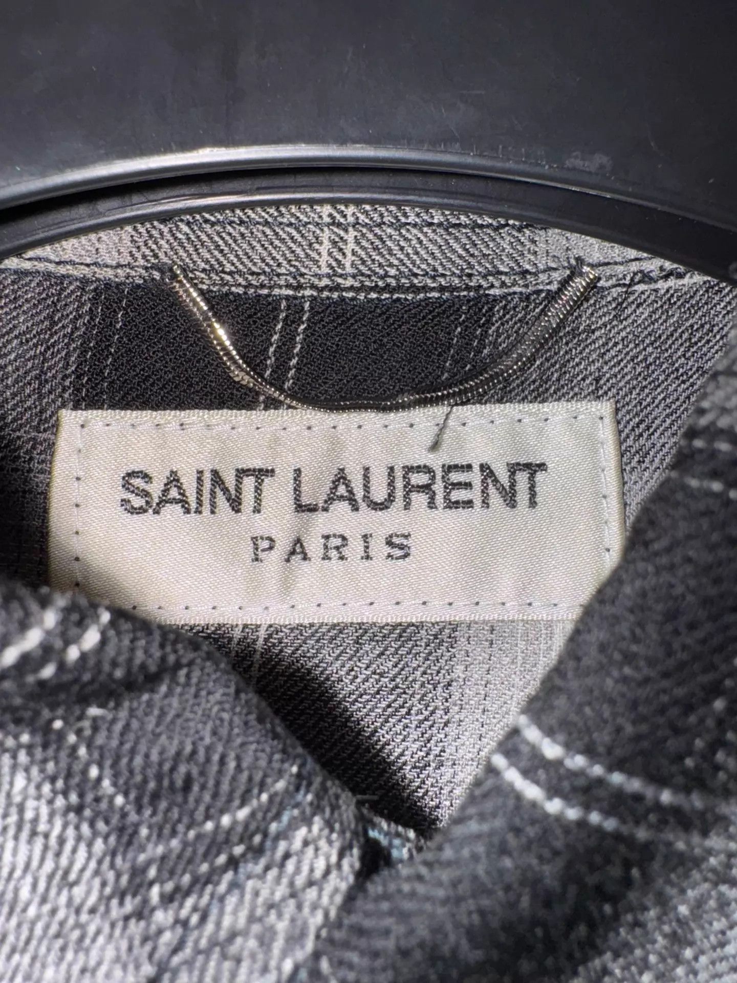 Saint Laurent Paris Saint Laurent 16SS Plaid Fringe Distressed Shirt Size US XS / EU 42 / 0 - 7 Thumbnail