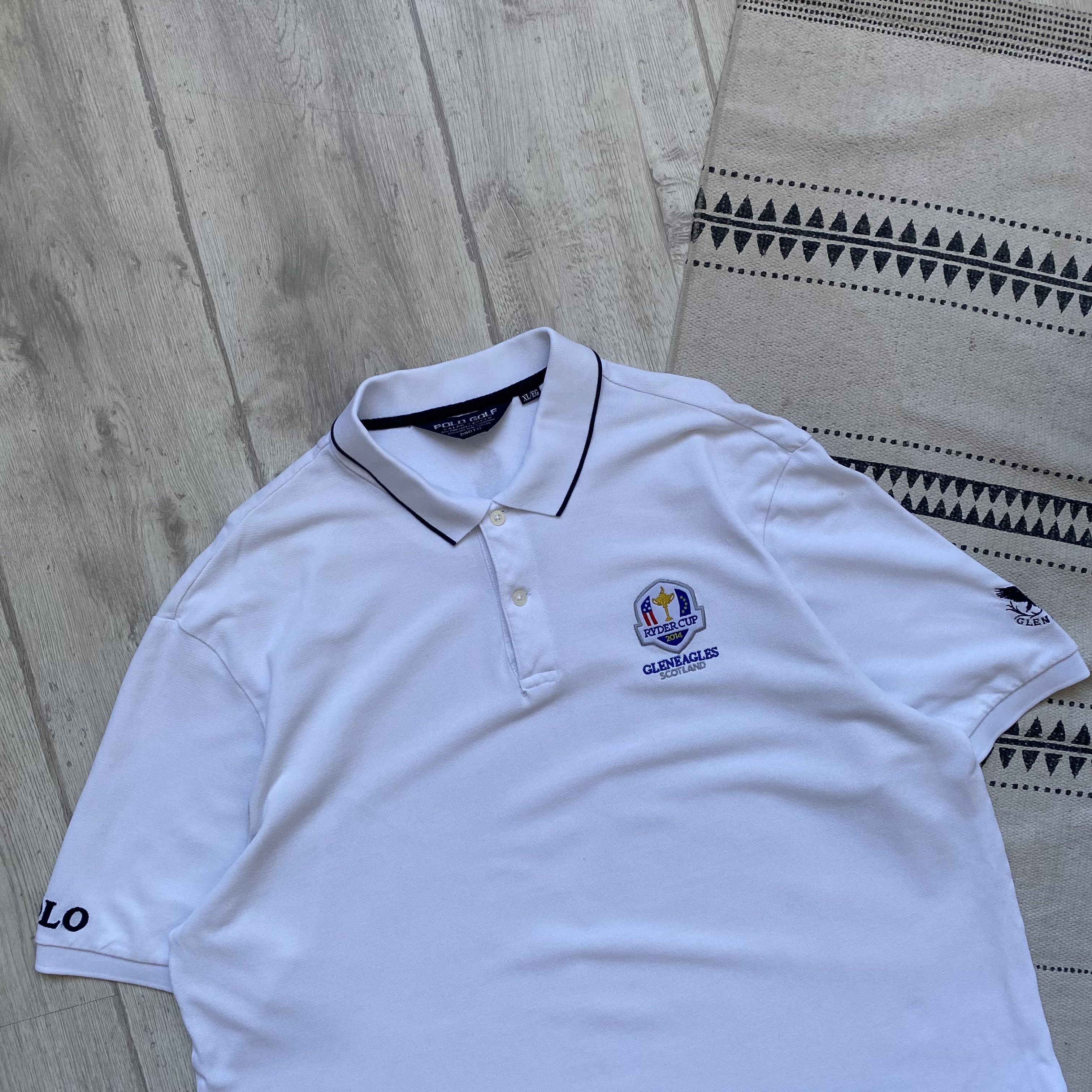 Polo Ralph Lauren Vintage Polo Ralph Lauren Golf Polo tee Gleneagles 2014 Size US XL / EU 56 / 4 - 2 Thumbnail