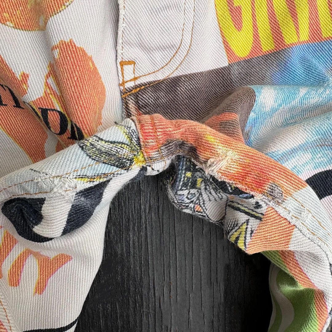 Moschino Moschino 1990 90s Vintage Opposites Pattern Designer Jeans Size 28" / US 6 / IT 42 - 7 Thumbnail
