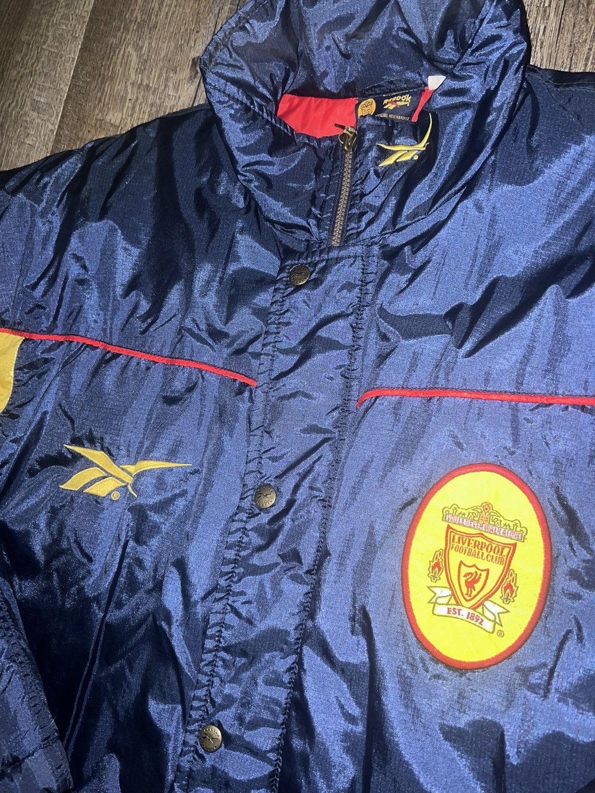 Reebok Vintage Carlsberg Reebok Parka Jacket size Large Size US L / EU 52-54 / 3 - 5 Thumbnail