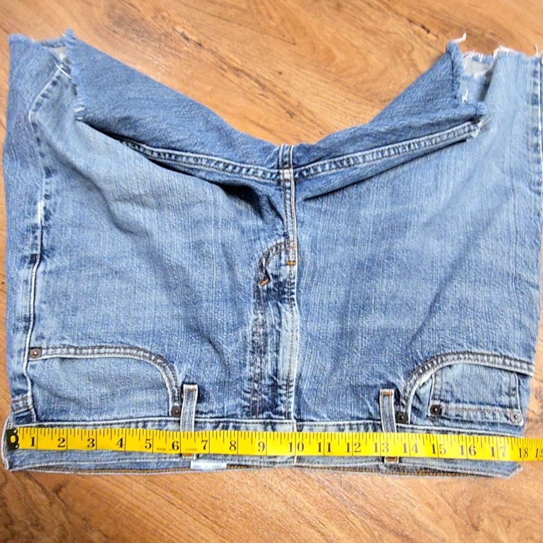 Levi's Vintage Levi's 527 Shorts 36 Jean Distressed Blue jhorts Size 36" / US 14 / IT 50 - 9 Thumbnail