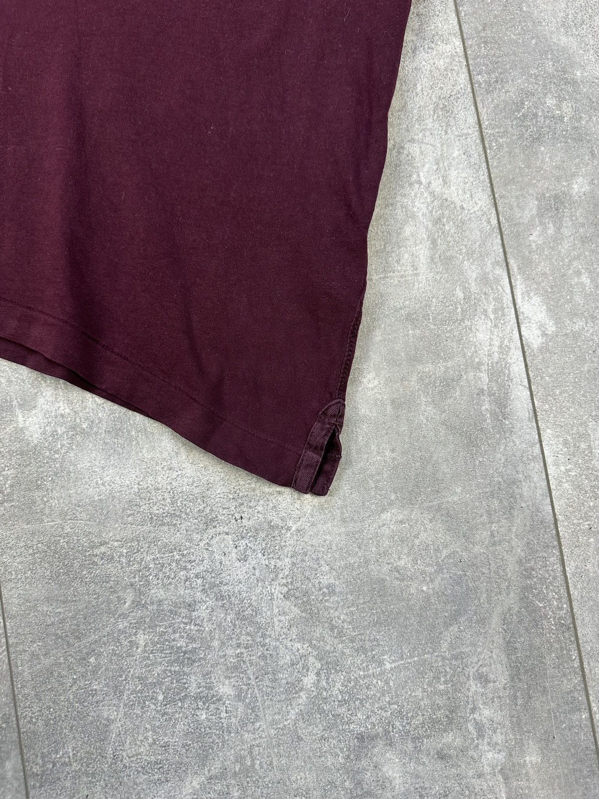 Burberry Burberry Brit Burgundy Small Logo Tee Size US M / EU 48-50 / 2 - 7 Thumbnail