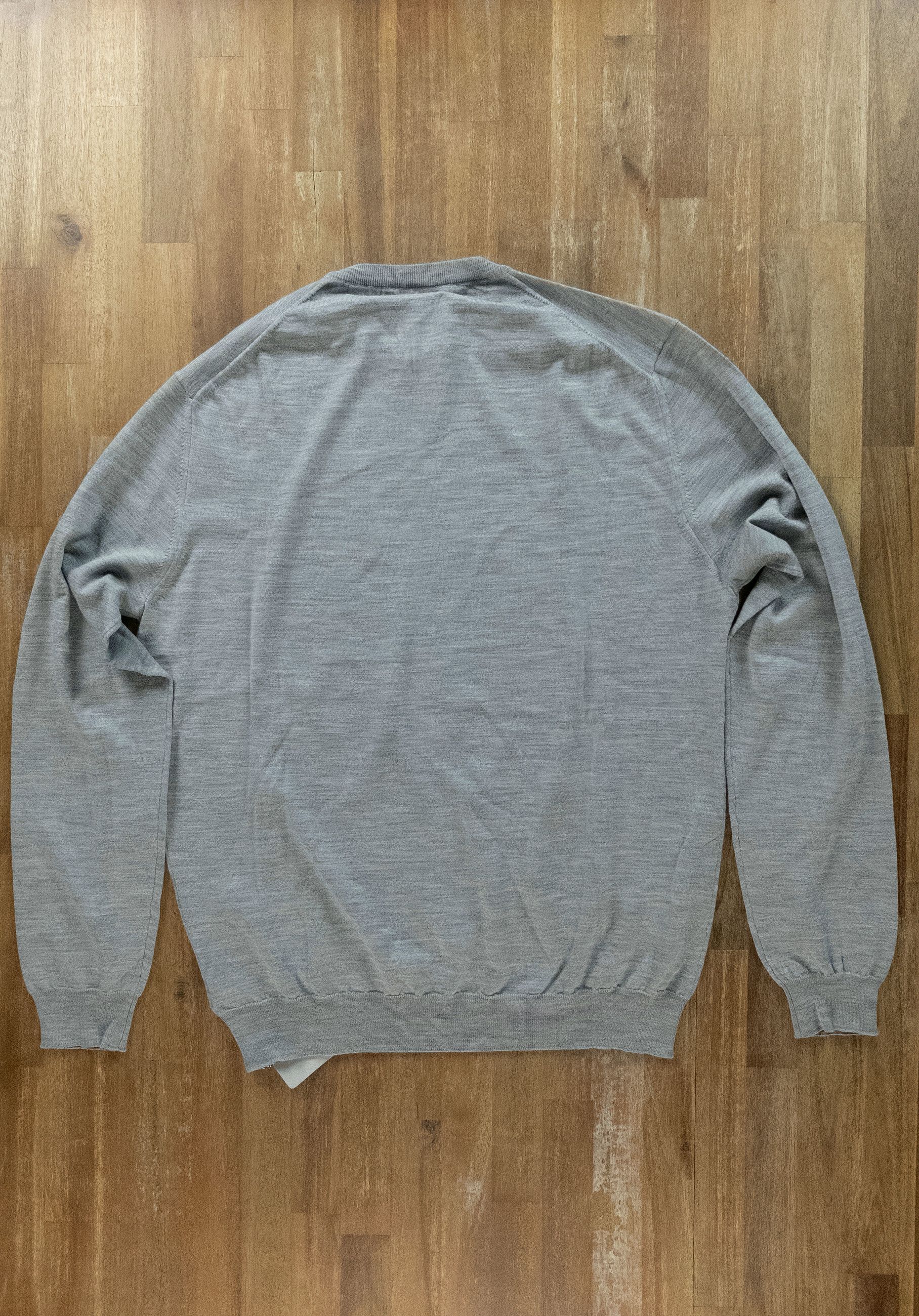 Zanone ZANONE Flexwool gray wool sweater 3XL / 56 IT q Size US XXL / EU 58 / 5 - 8 Thumbnail