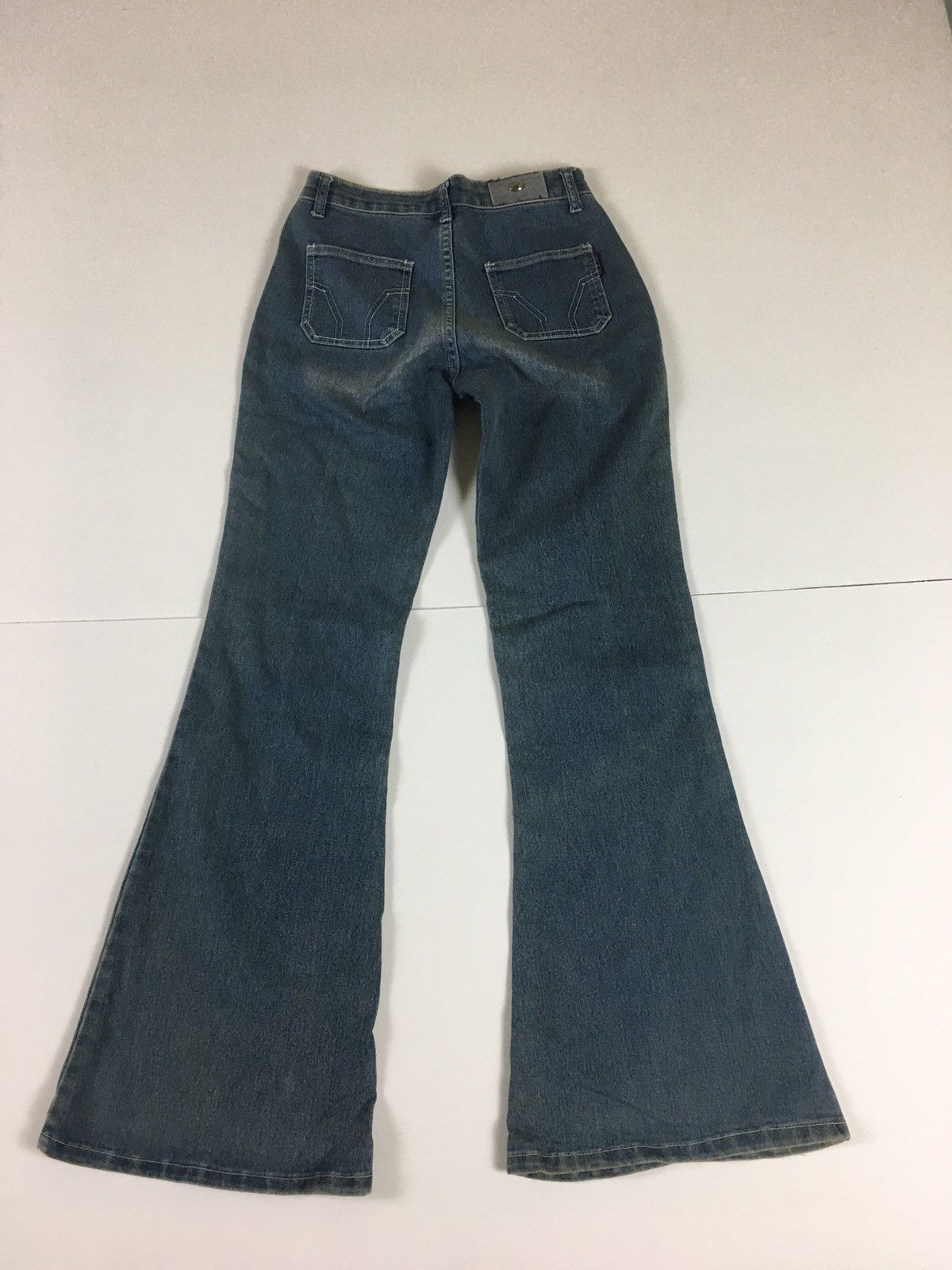 Japanese Brand Vintage Haphazard Japanese Super Flare Jeans Size 27" / US 4 / IT 40 - 5 Thumbnail
