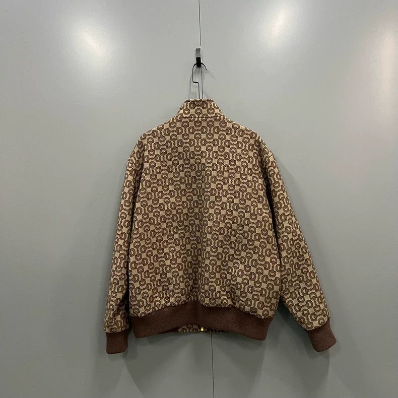 Gucci Gucci Long-sleeved zipper jacket with full print pattern 2 Size US L / EU 52-54 / 3 - 2 Thumbnail
