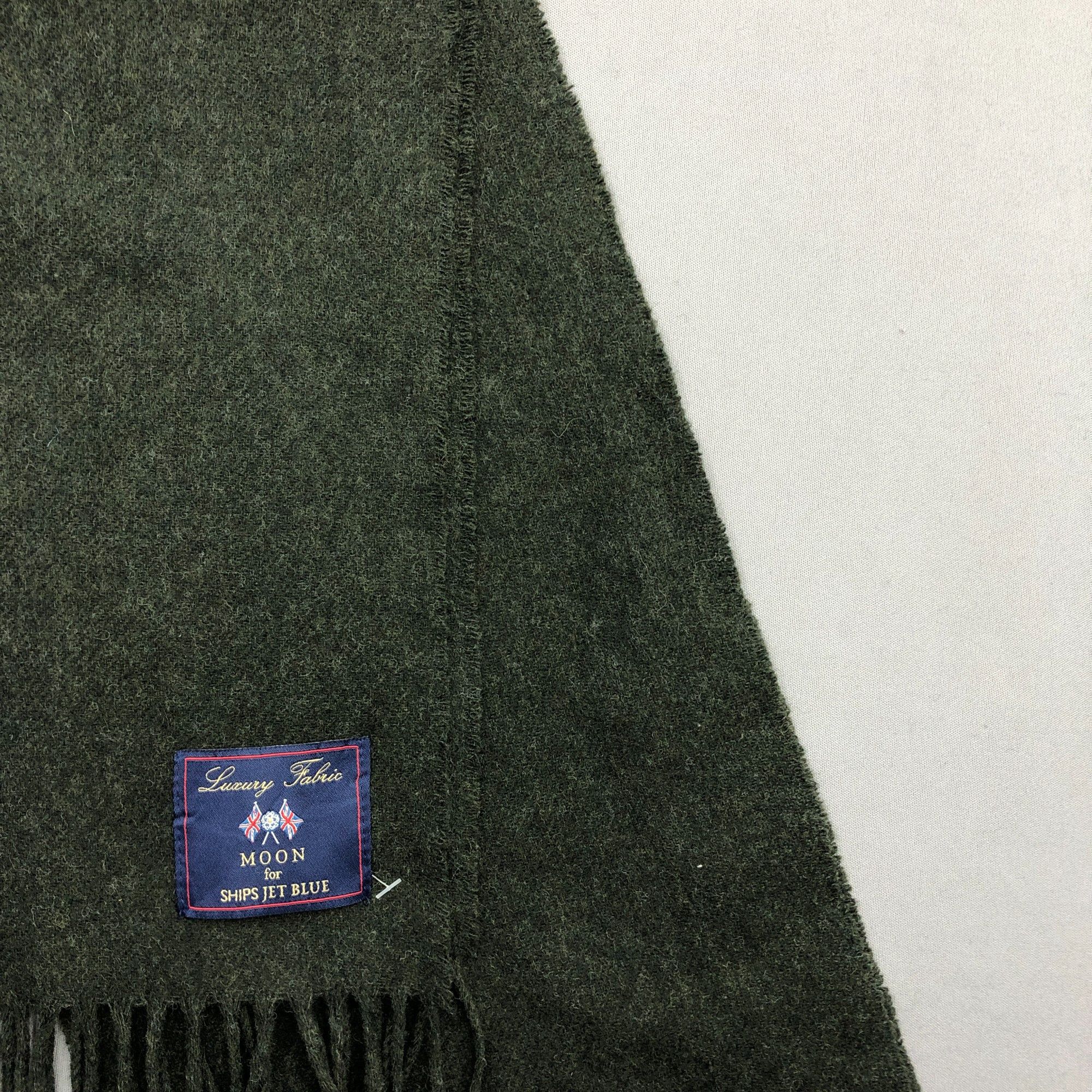 SHIPS Vintage Y2K Ships Scarf Muffler Wool Fringe Winter Scarves Size ONE SIZE - 4 Thumbnail