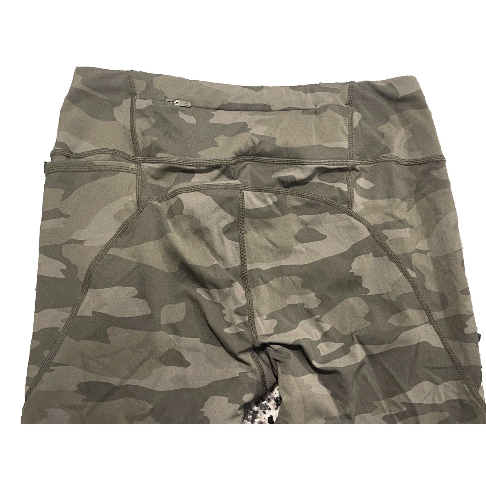 Sweaty Betty VINTAGE Sweaty Betty Power 7/8 Length Leggings/Pants Womens 10 Green Camo Size 32" / US 10 / IT 46 - 6 Thumbnail