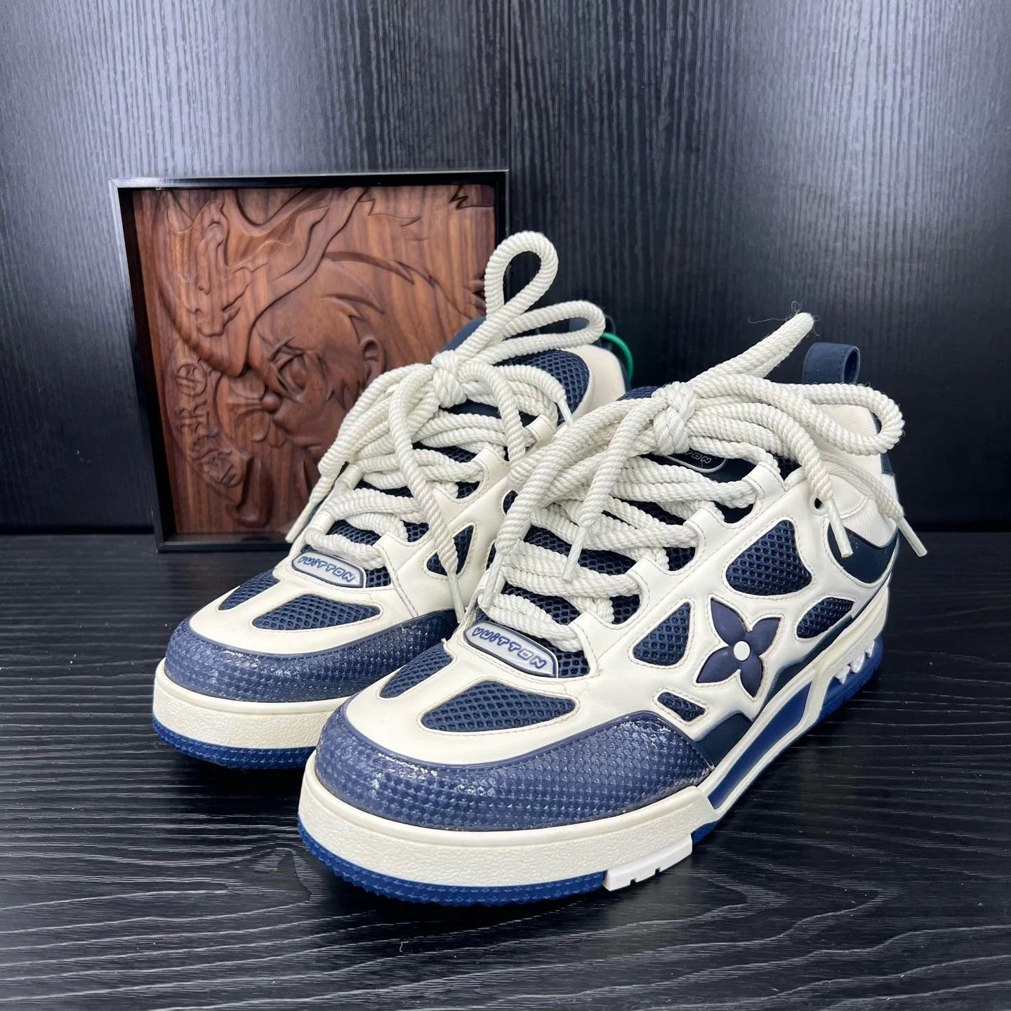 Louis Vuitton LV Skate Blue/White US8.5/42.5 New Original Box Size US 8.5 / EU 41-42 - 1 Thumbnail