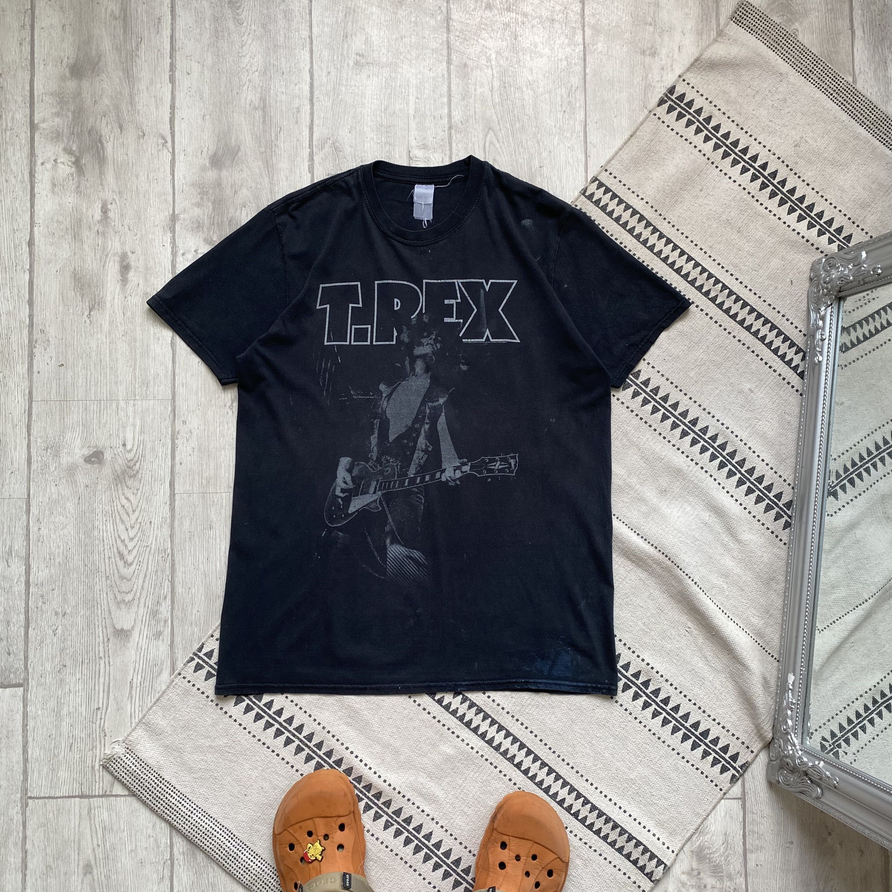 Band Tees Vintage Faded T.Rex Rock Band Tee Marc Bolan Electric Warior Size US M / EU 48-50 / 2 - 1 Thumbnail
