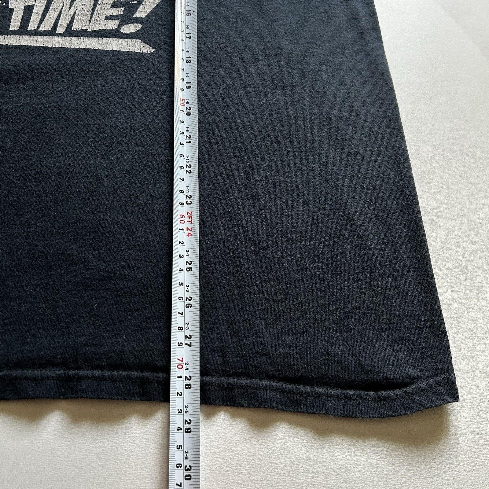 Fruit Of The Loom Vintage Borat Movie Promo T-Shirt XL Faded Black Y2K Promo Size US XL / EU 56 / 4 - 5 Thumbnail