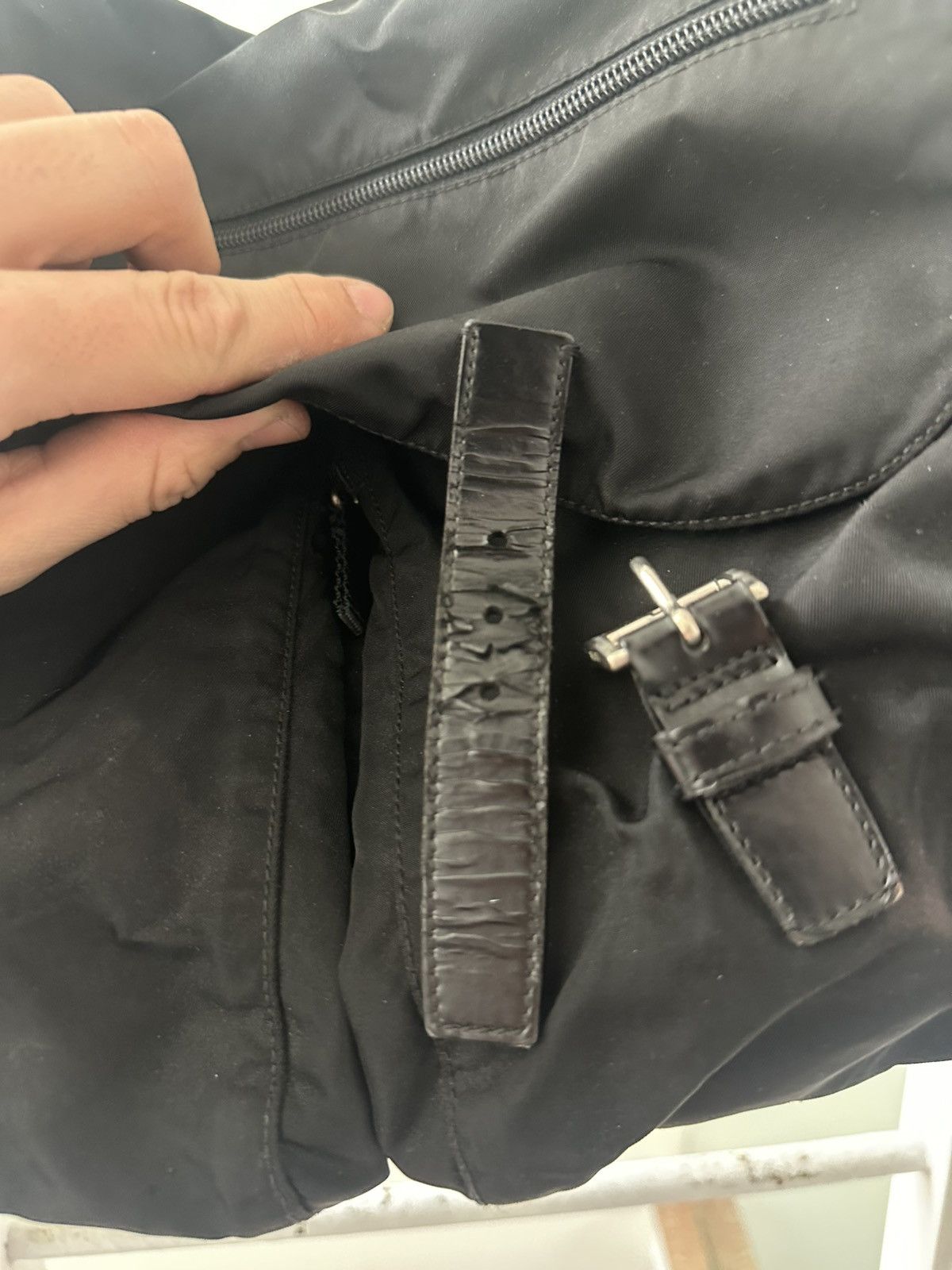 Prada Prada Tessuto Nylon Sling Bag Size ONE SIZE - 11 Thumbnail