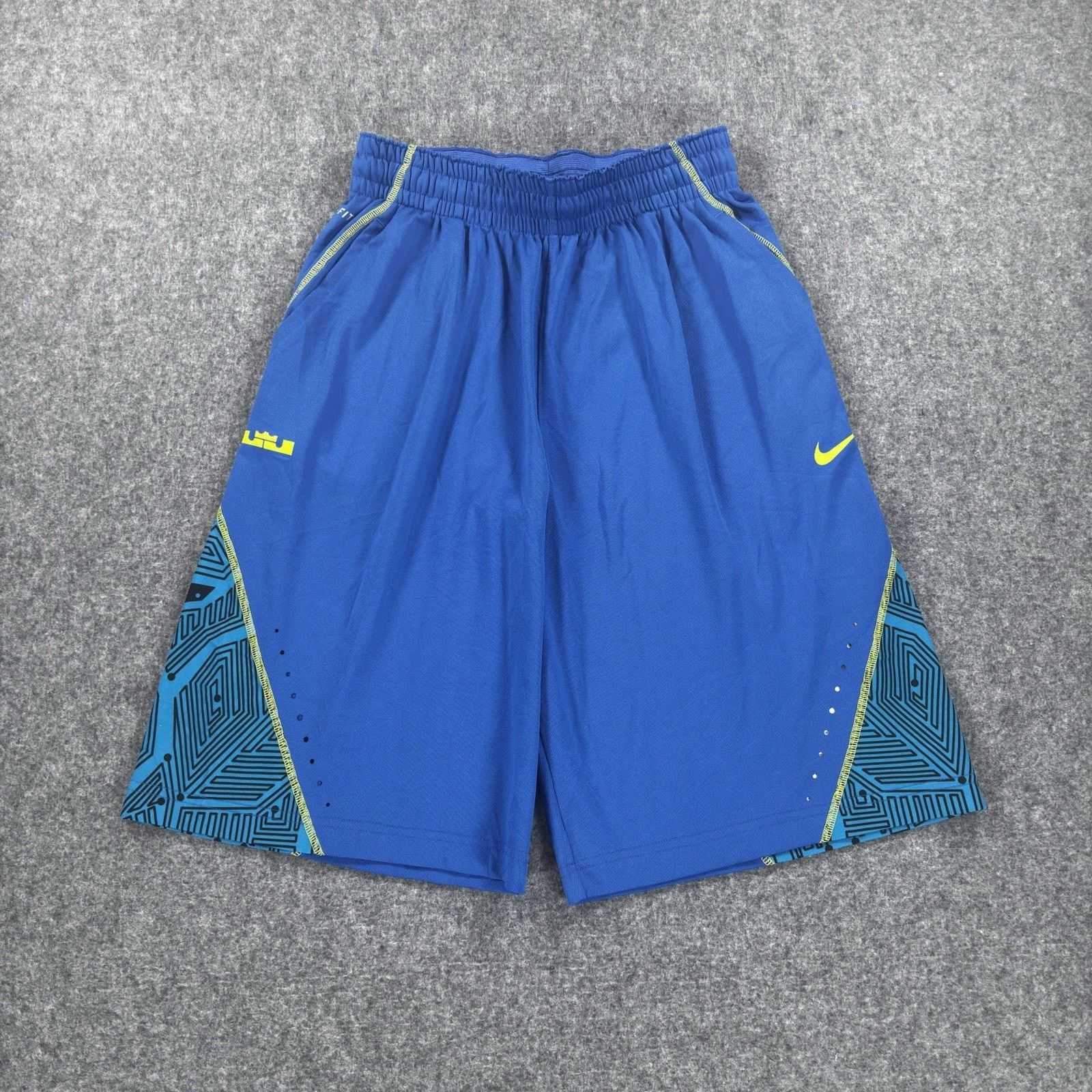 Nike Nike LeBron James Basketball Dri-Fit Shorts Men’s Small Blue Size US 26 / EU 42 - 1 Thumbnail