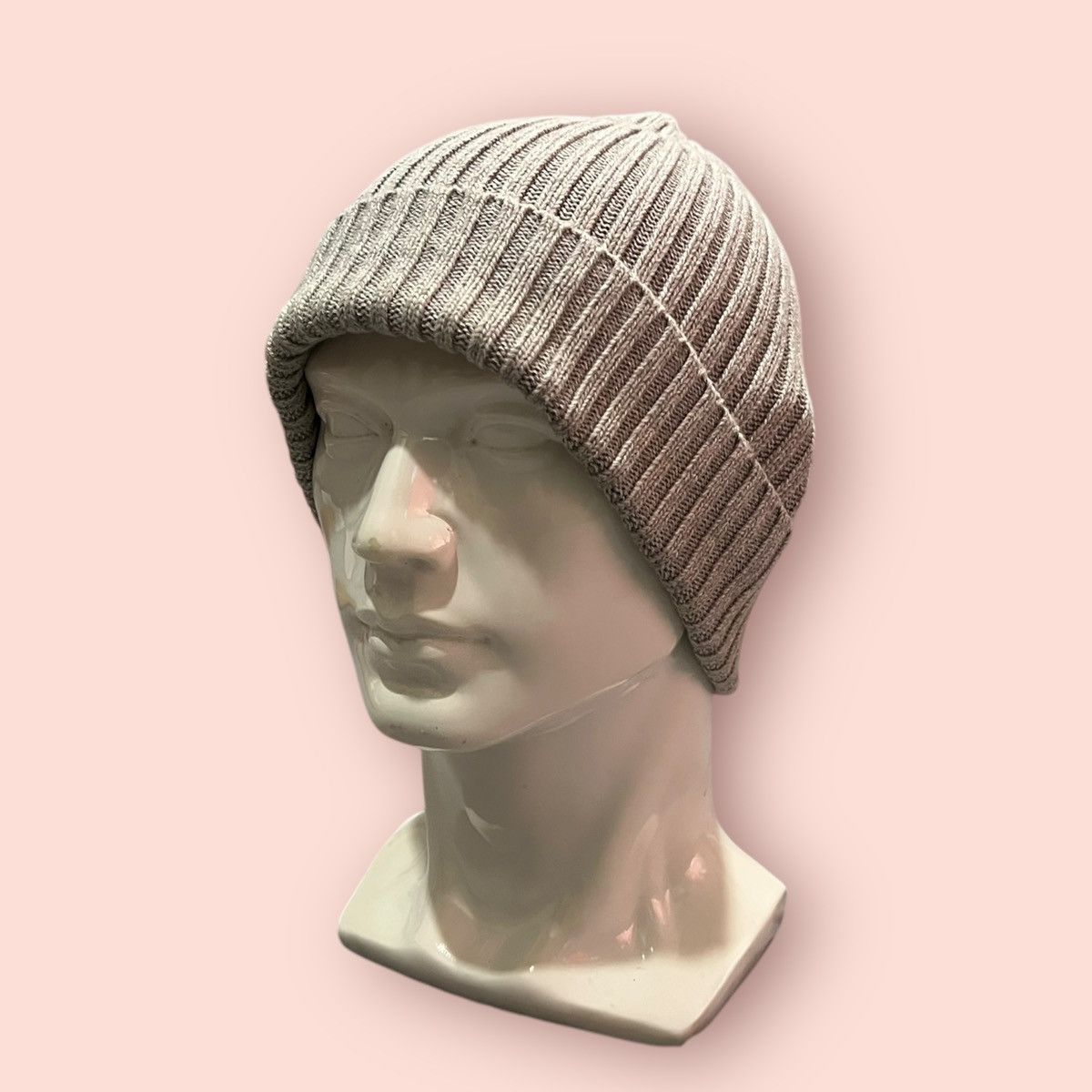Japanese Brand × Jun Takahashi × Uniqlo UNIQLO KNITTED CUFFED COTTON BEANIE Size ONE SIZE - 3 Thumbnail