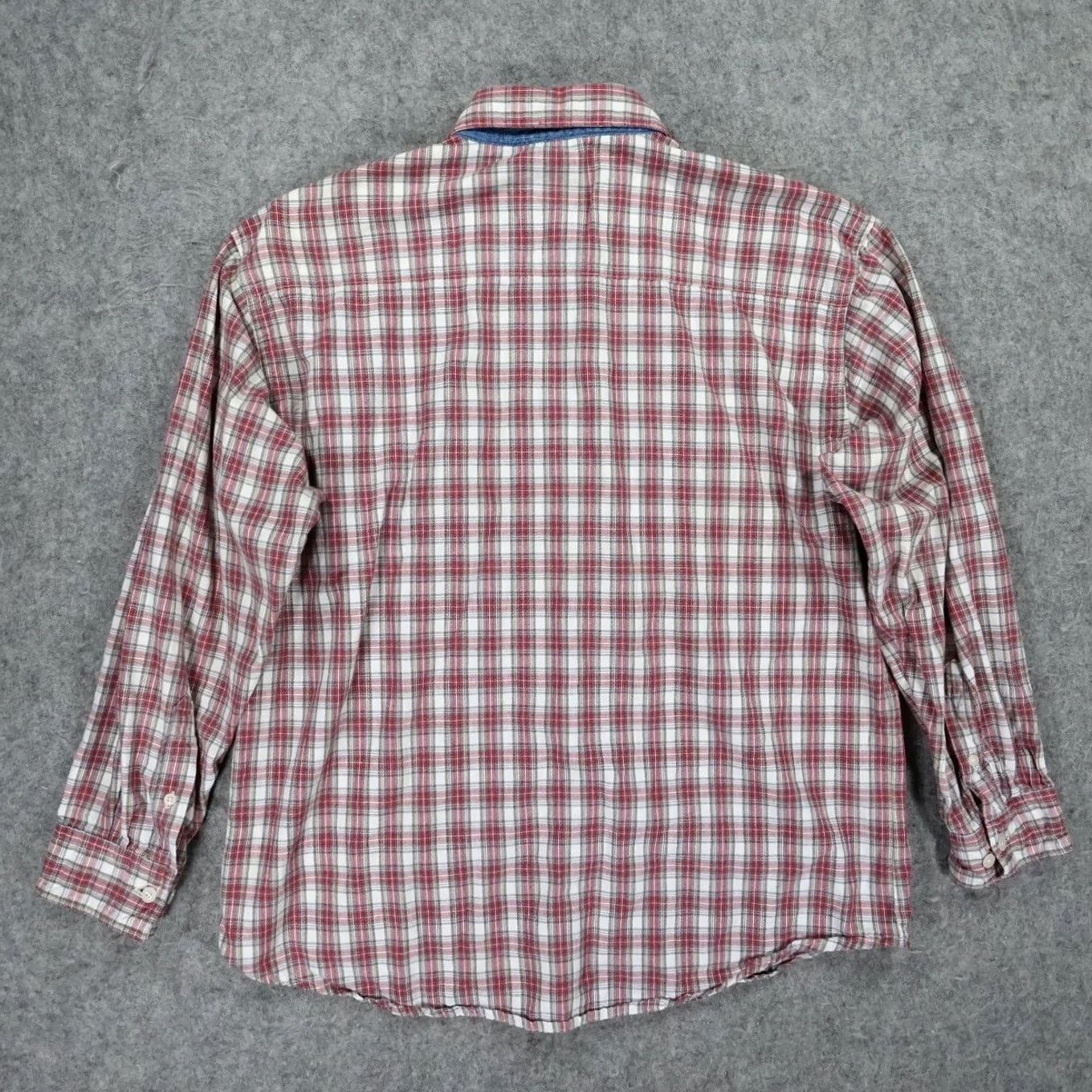 Wrangler VINTAGE Wrangler Button Up Shirt Womens Medium Red Plaid Long Sleeve Size M / US 6-8 / IT 42-44 - 3 Thumbnail
