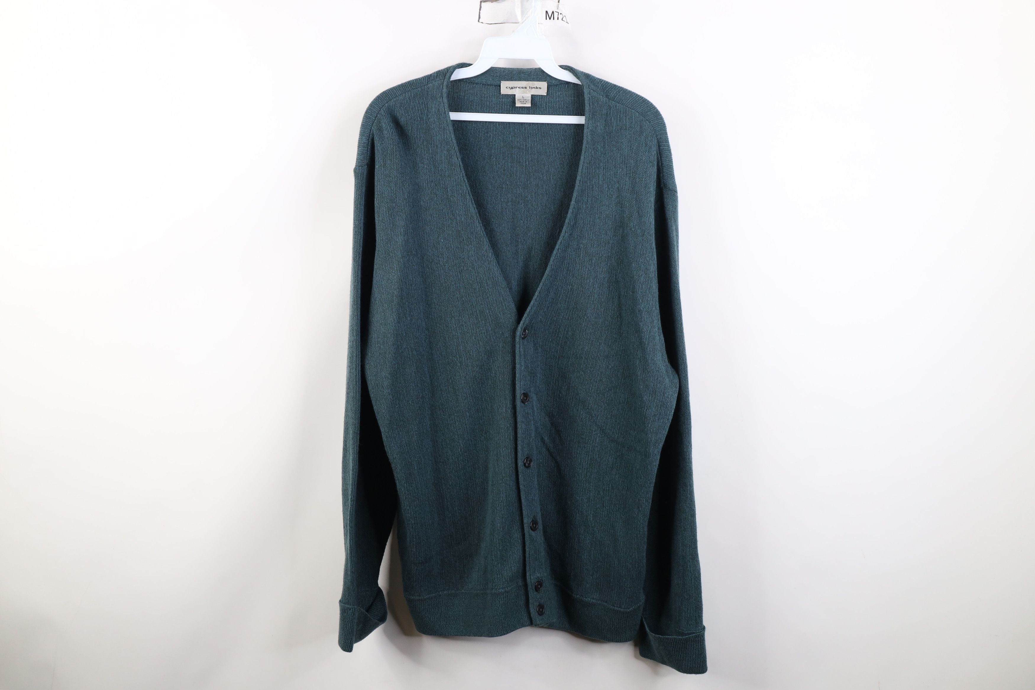 Vintage Vintage 90s Streetwear Kurt Cobain Cardigan Sweater Grunge Size US L / EU 52-54 / 3 - 1 Thumbnail