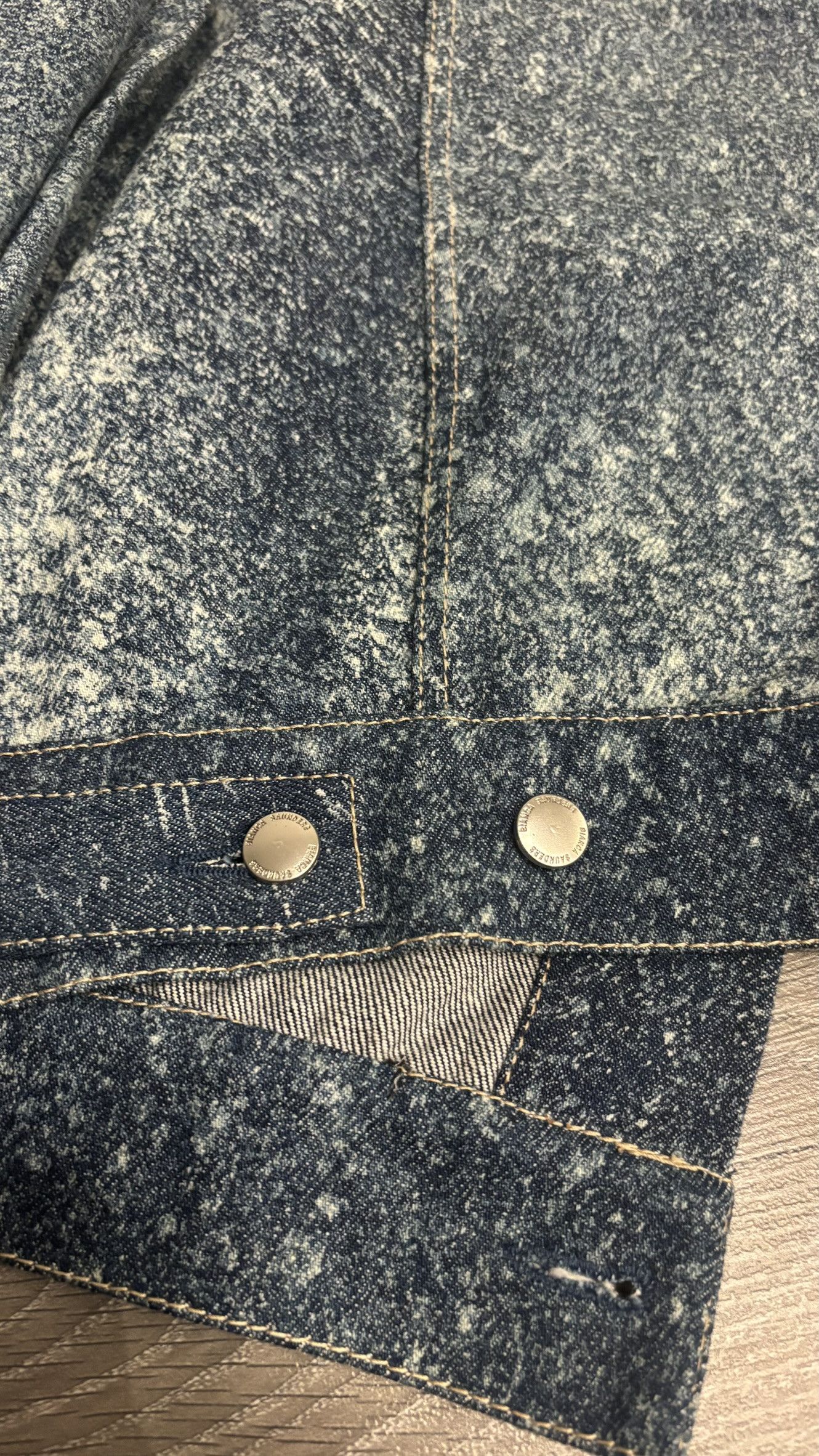Bianca Saunders Bianca Saunders Blue Denim Lexxus Jacket Size US L / EU 52-54 / 3 - 3 Thumbnail