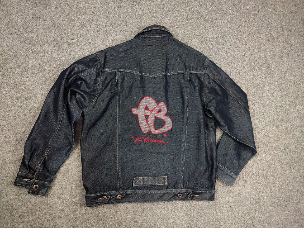 Fubu Vintage Fubu Logo collection Indigo blue denim Jacket Y2K Size US L / EU 52-54 / 3 - 11 Thumbnail