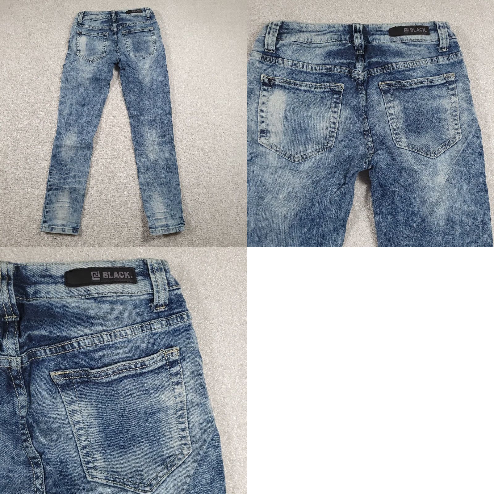 BKE BKE Buckle Black Jeans Womens 28 Distressed Ripped Skinny Flex Stretch Blue Denim Pants Jeans Size 28" / US 6 / IT 42 - 10 Thumbnail