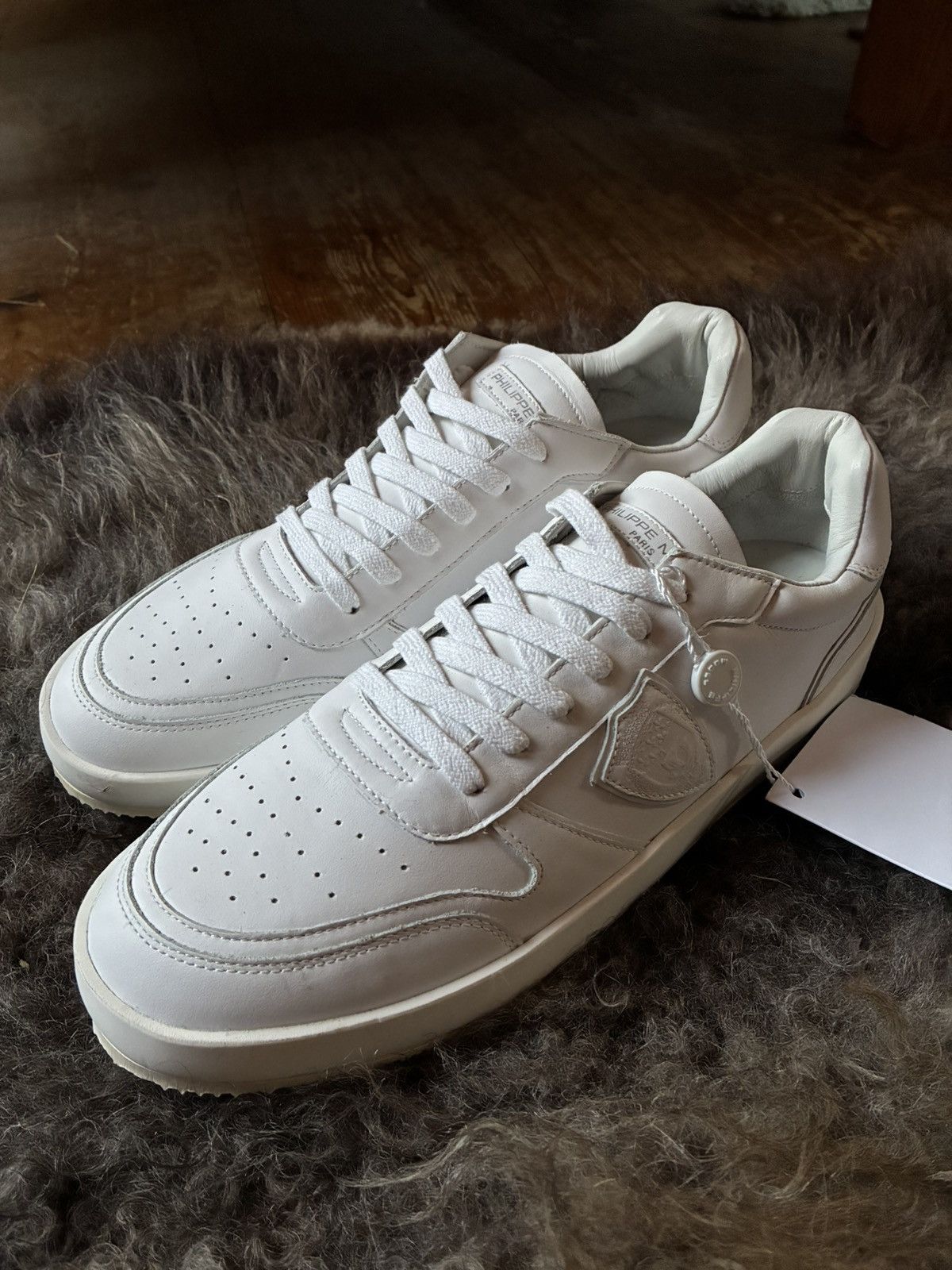 Philippe Model Philippe Model SS24 Nice Low-Top Leather Sneaker Size US 12 / EU 45 - 3 Thumbnail