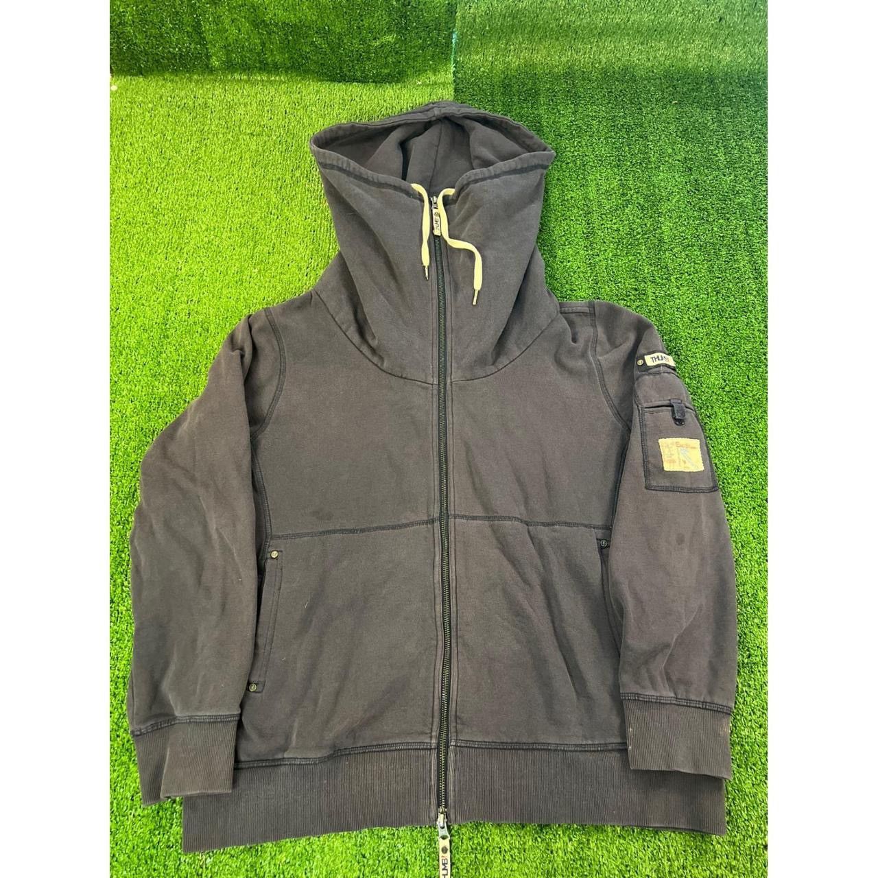 Other Thumb United Womens XL Faded Blue Full Zip Funnel Neck Size XL / US 12-14 / IT 48-50 - 1 Thumbnail