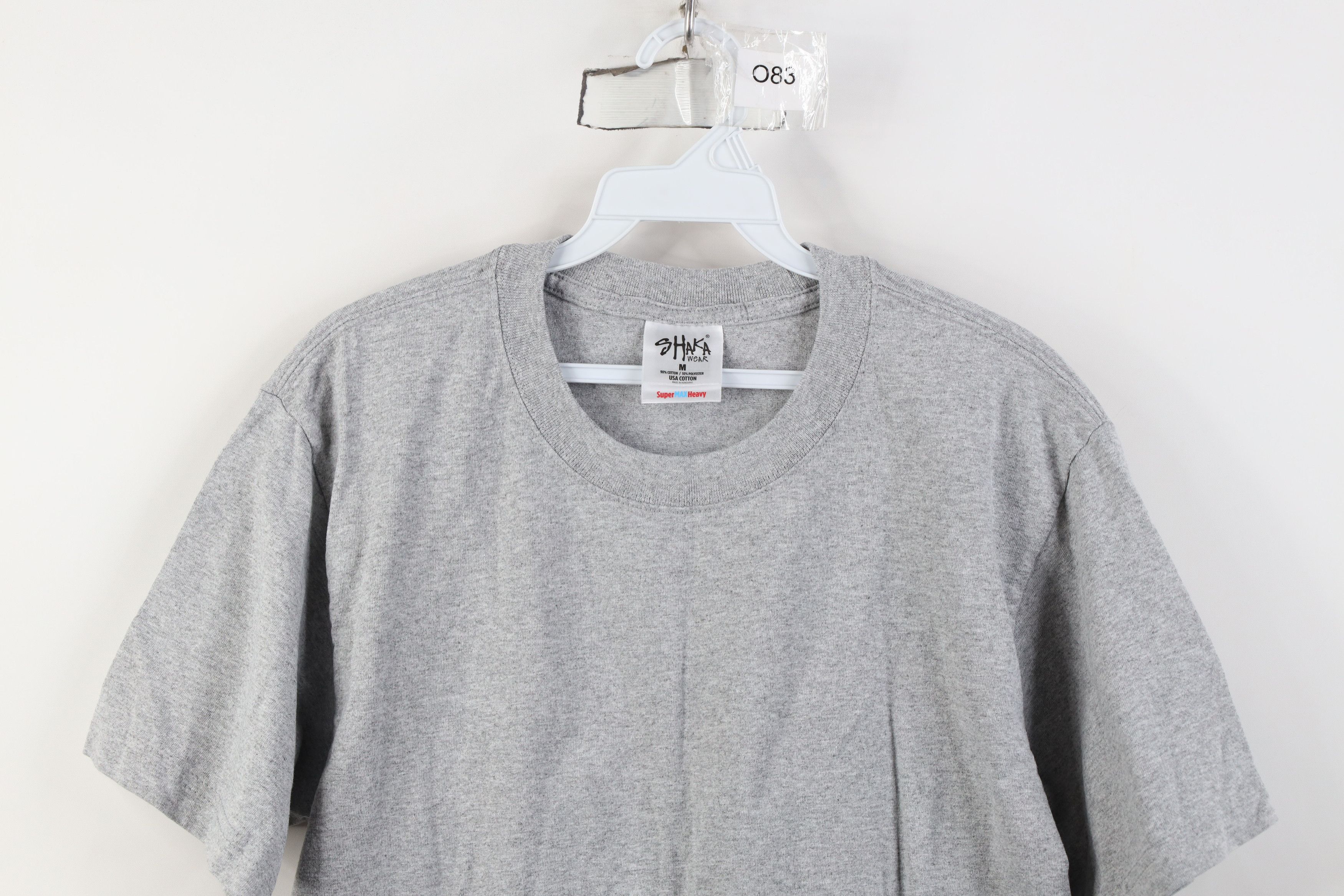 Vintage Vintage Y2K Streetwear Heavyweight T-Shirt Heather Gray Size US M / EU 48-50 / 2 - 2 Thumbnail