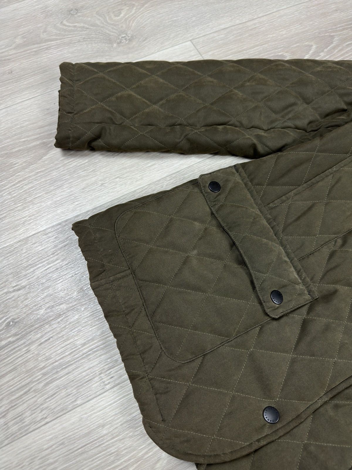 Barbour Vintage Barbour Cynthia Micro Fibre Quilt Jacket Size US 12 Size XL / US 12-14 / IT 48-50 - 5 Thumbnail