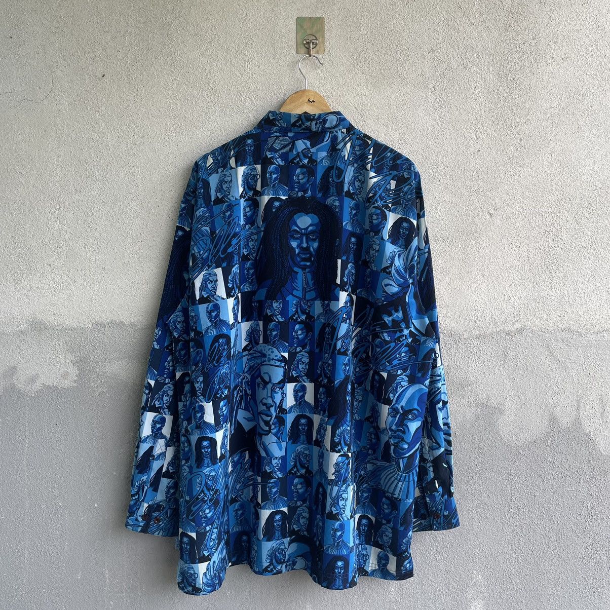 Pelle Pelle × Rap Tees × Vintage Vintage Pelle Pelle Marc Buchanan Button Up Shirt Size US XL / EU 56 / 4 - 2 Thumbnail