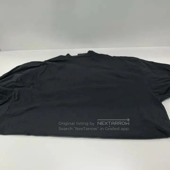 Balenciaga Black Graphic Short Sleeve T.