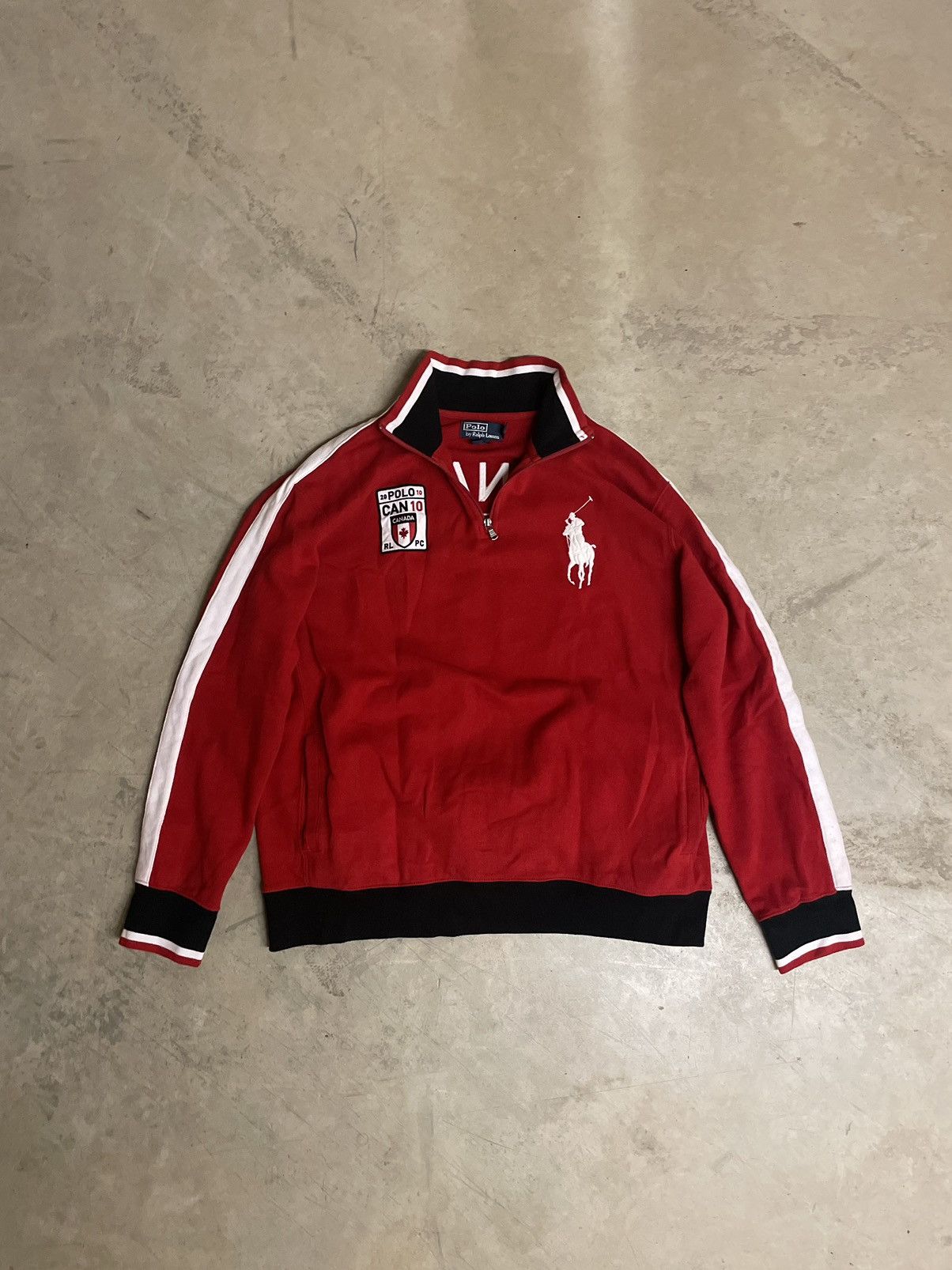 Polo Ralph Lauren POLO Ralph Lauren 2010 Canadian Olympics Quarter Zip Size US XXL / EU 58 / 5 - 3 Thumbnail