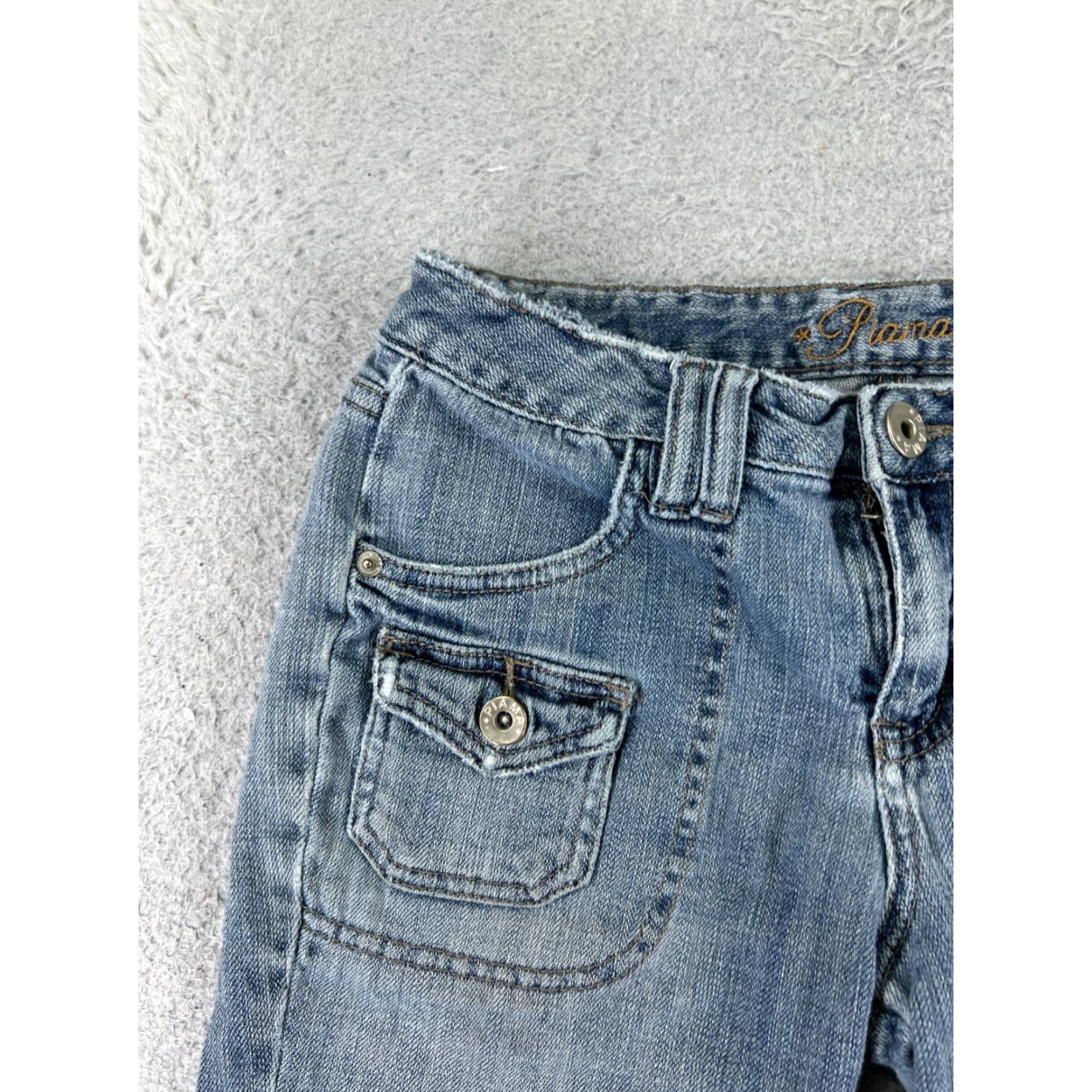 Vintage Piama Shorts Womens Denim 5 Blue Cargo Pocket Cut-Off 26x13 Cotton Blend Shirt Womens Casual/Party Cotton Blend 26 Inseam 13in 5 Rise Low Vintage No Size 27" / US 4 / IT 40 - 4 Thumbnail